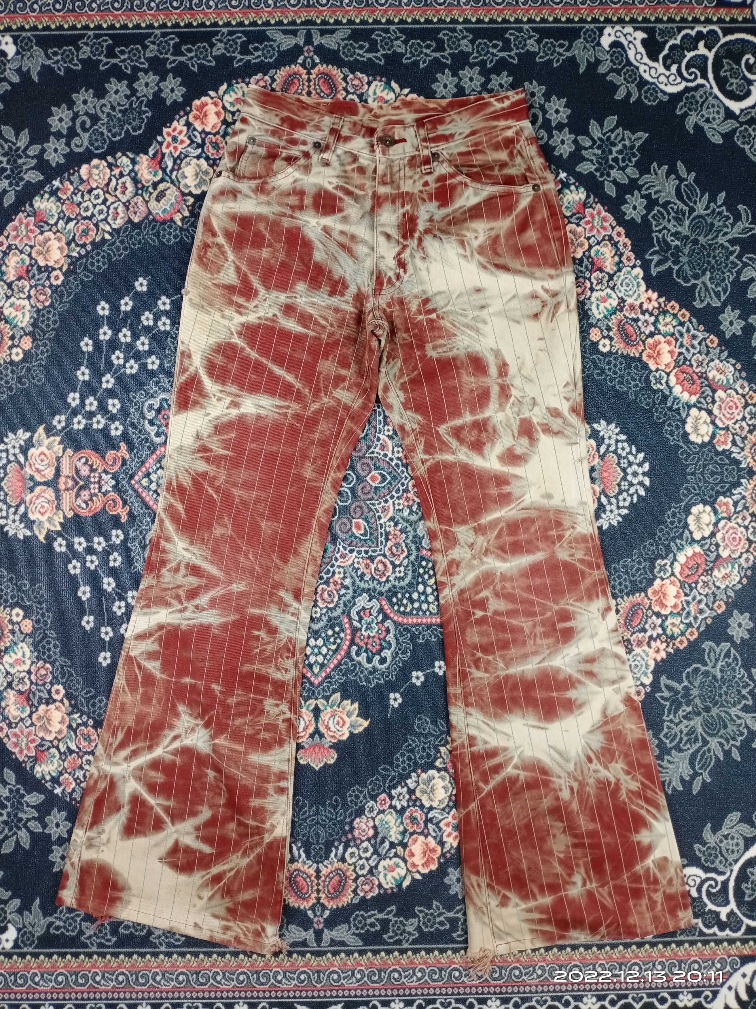Japanese Brand 💥RARE💥Vintage Bison Flared Bootcut Jeans Size US 27 - 1 Thumbnail