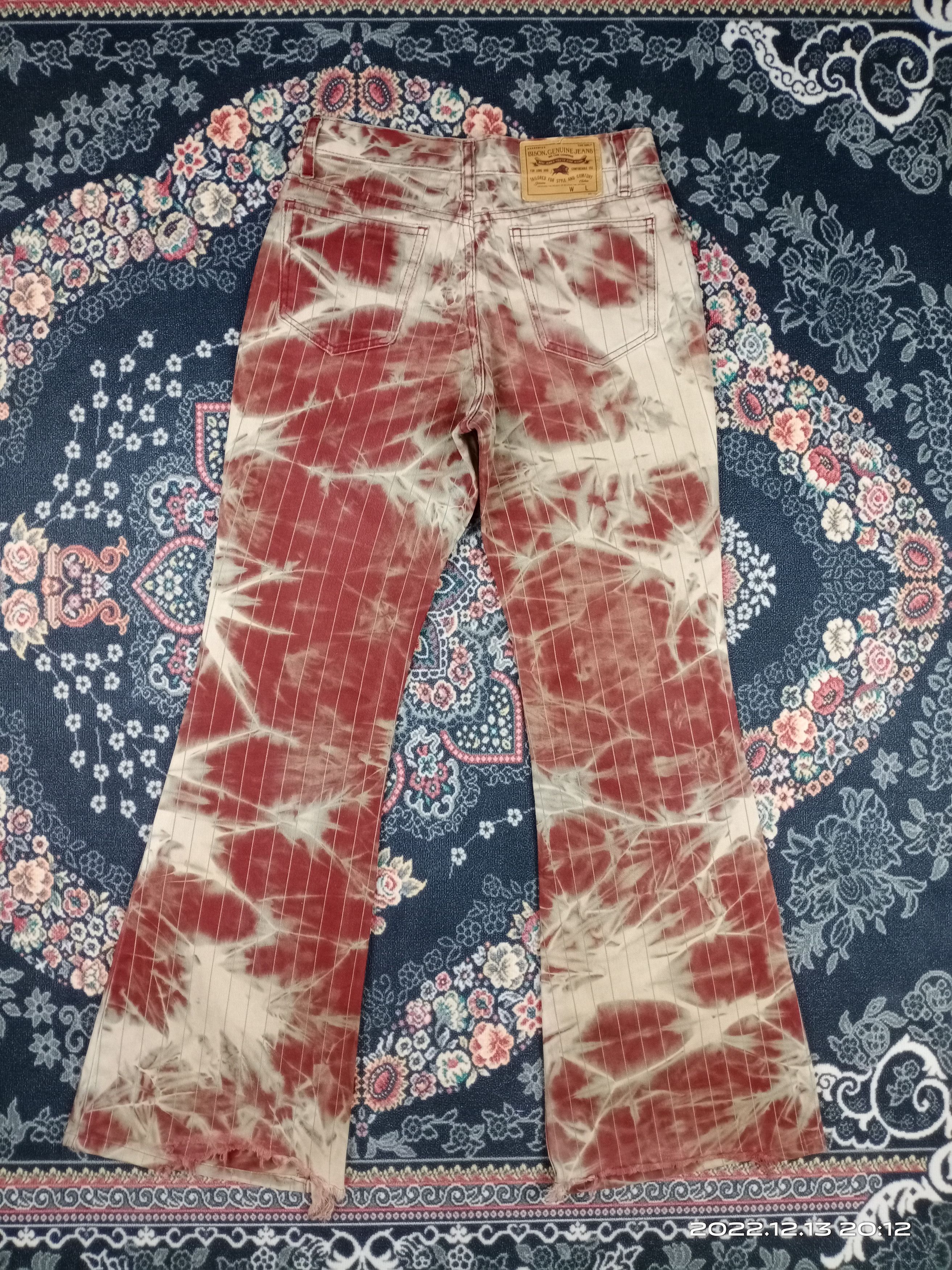 Japanese Brand 💥RARE💥Vintage Bison Flared Bootcut Jeans Size US 27 - 7 Thumbnail