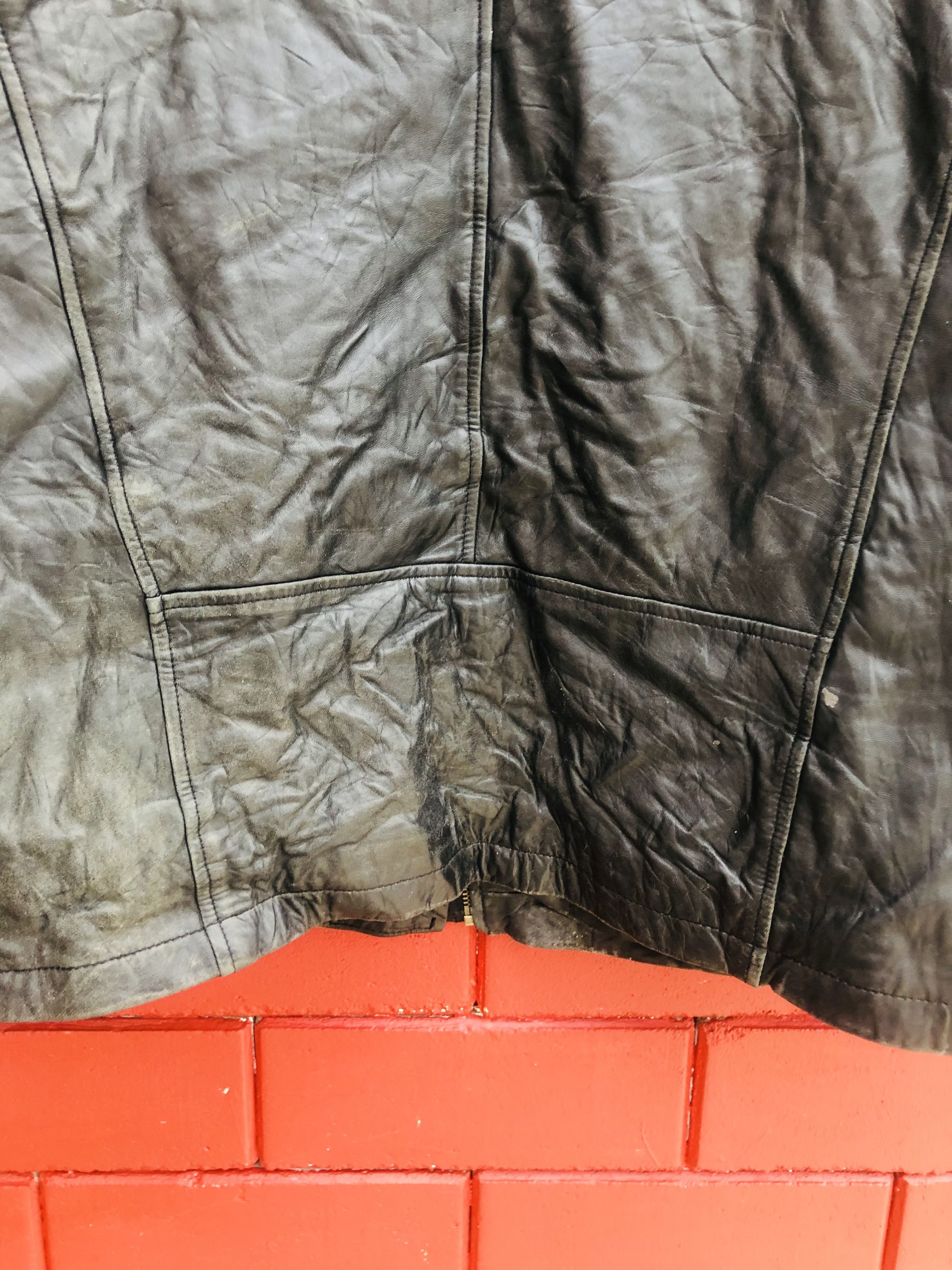 Japanese Brand × Vintage Vintage R&R Japanese Designer Fashion Style Leather Jacket Size US L / EU 52-54 / 3 - 9 Thumbnail