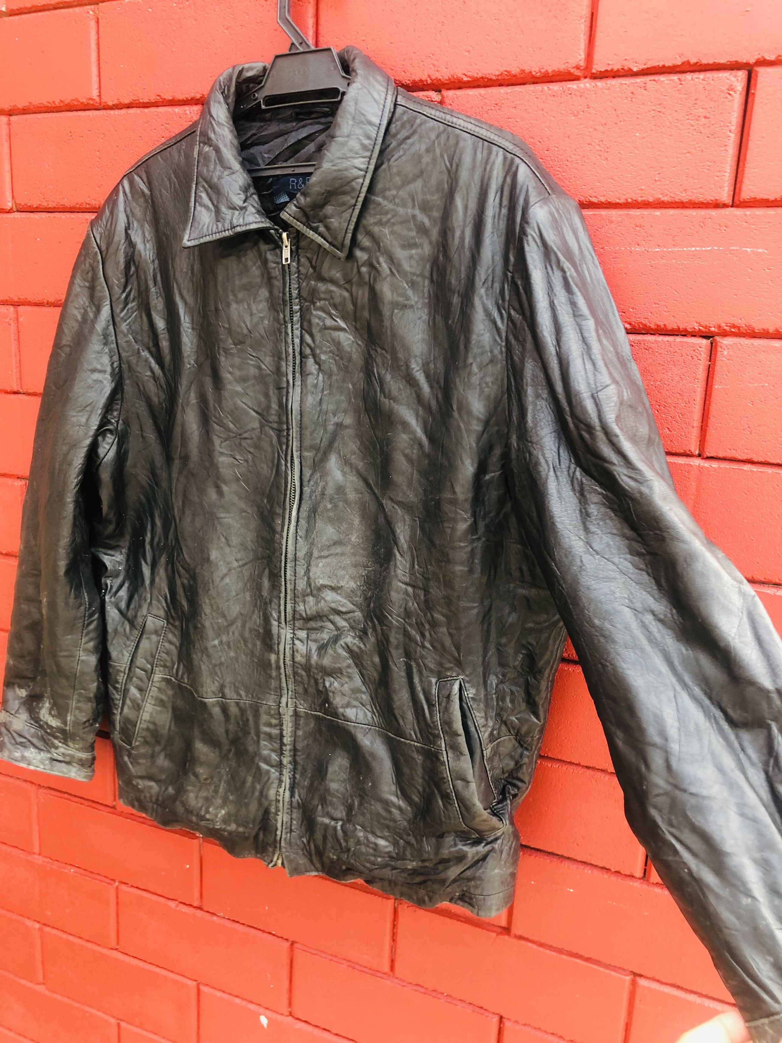 Japanese Brand × Vintage Vintage R&R Japanese Designer Fashion Style Leather Jacket Size US L / EU 52-54 / 3 - 6 Thumbnail