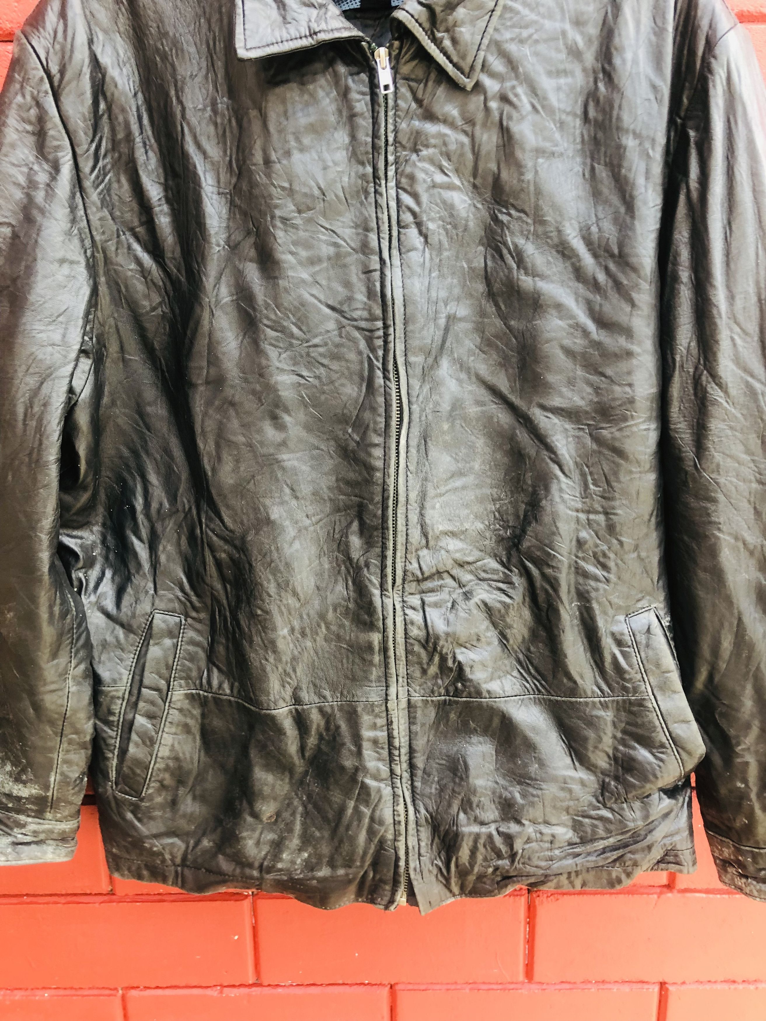 Japanese Brand × Vintage Vintage R&R Japanese Designer Fashion Style Leather Jacket Size US L / EU 52-54 / 3 - 4 Thumbnail