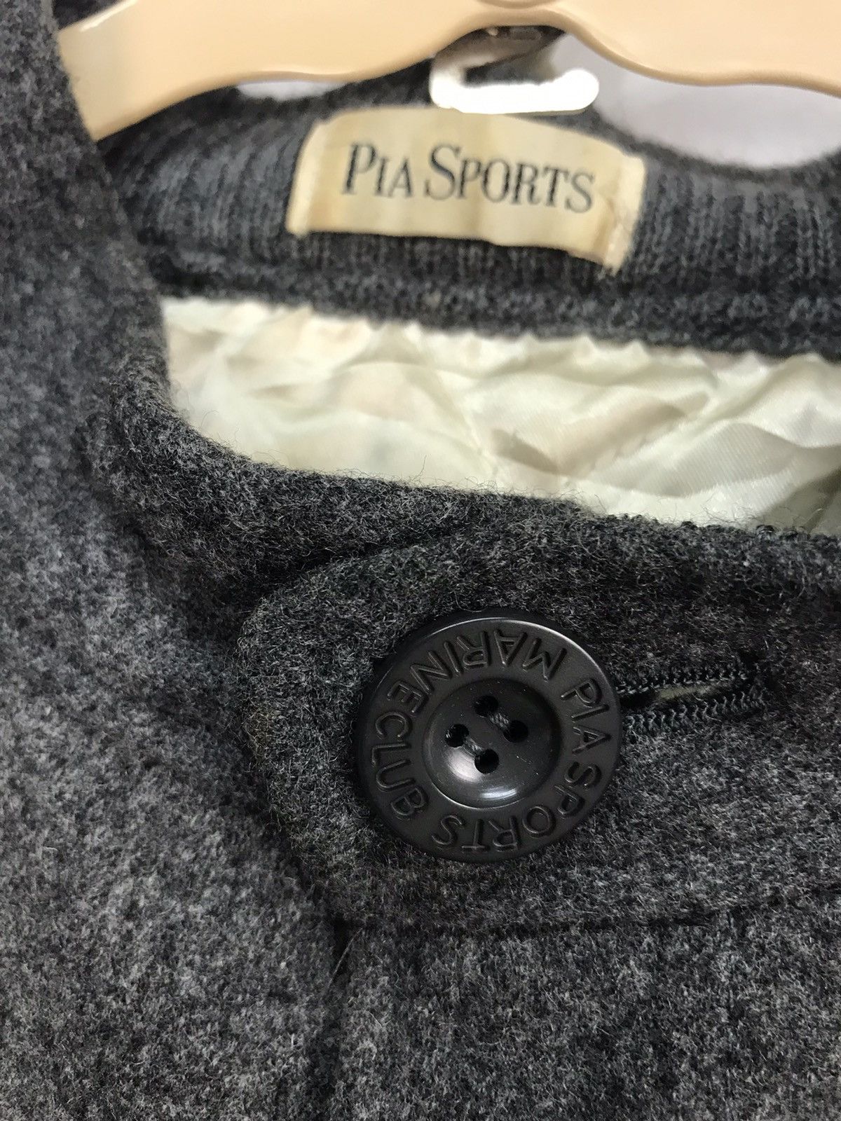 Japanese Brand × Sports Specialties × Vintage Pia sport button up wool bombers jacket Size US M / EU 48-50 / 2 - 6 Thumbnail