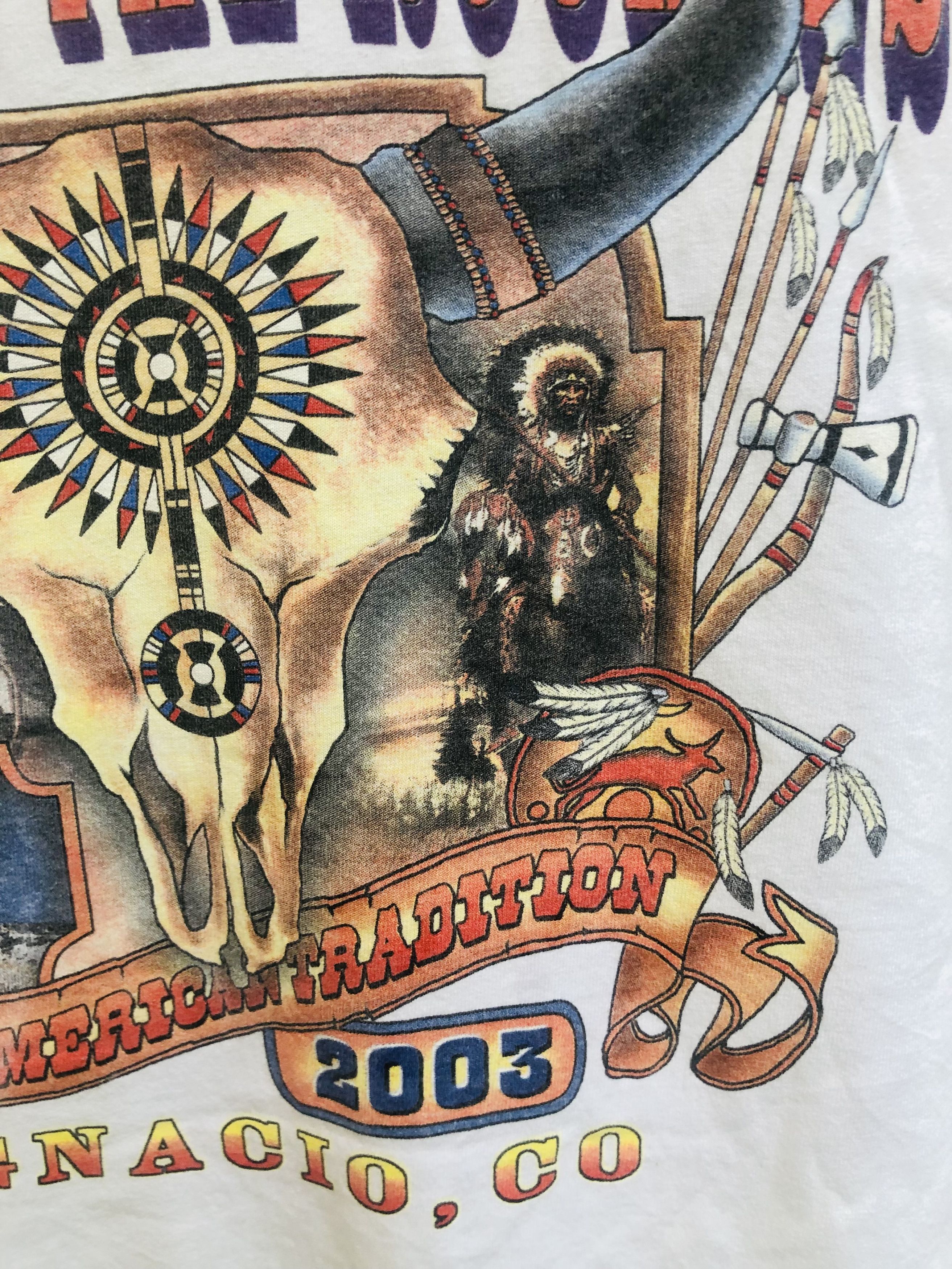 Harley Davidson × Vintage Vintage Rally In The Rockies Motorcycle Style Shirt Size US XL / EU 56 / 4 - 7 Thumbnail