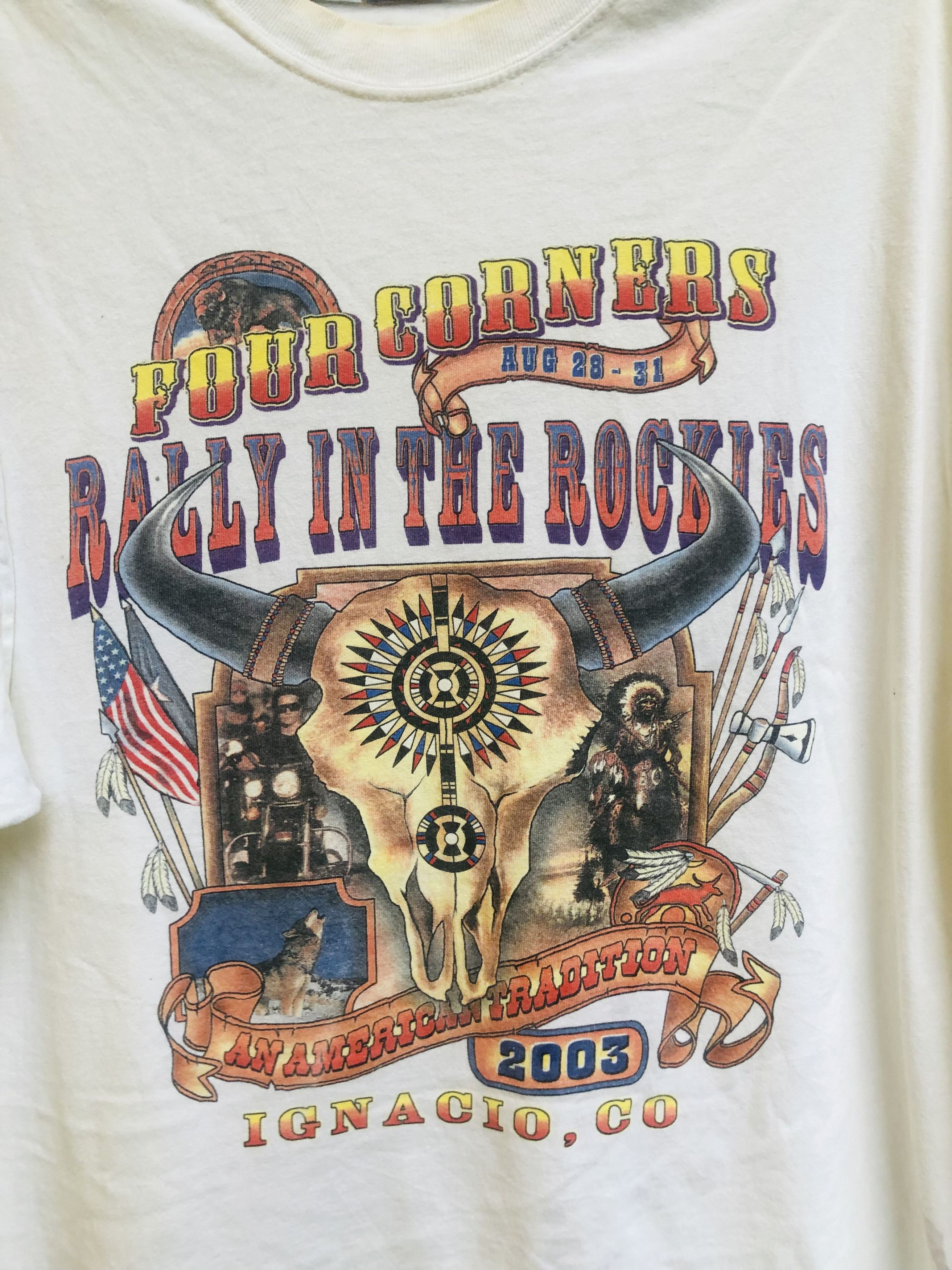 Harley Davidson × Vintage Vintage Rally In The Rockies Motorcycle Style Shirt Size US XL / EU 56 / 4 - 5 Thumbnail