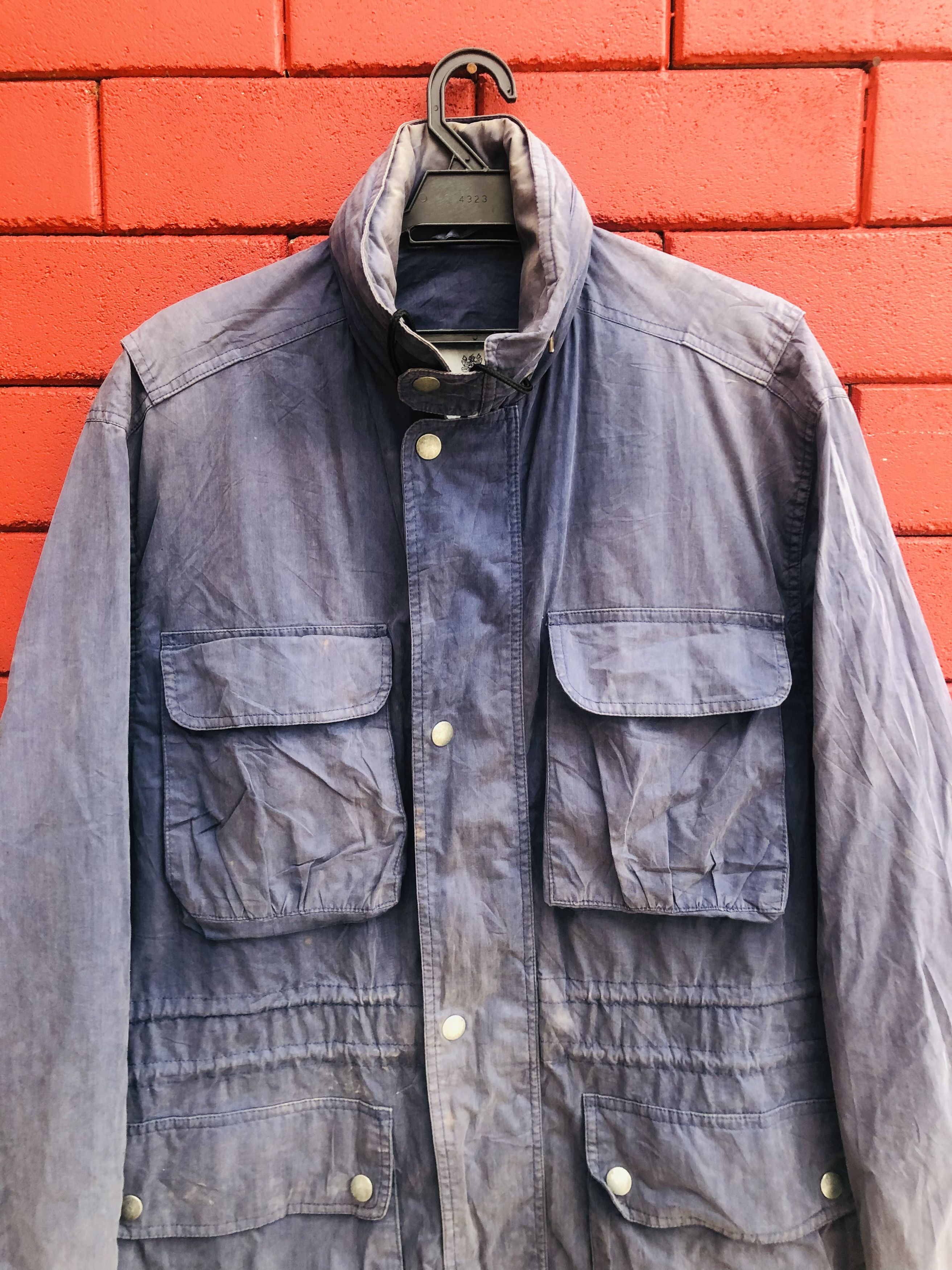 Aquascutum × Japanese Brand × Vintage Vintage Aquascuntum Pocket Designer Fashion Style Jacket Size US L / EU 52-54 / 3 - 2 Thumbnail