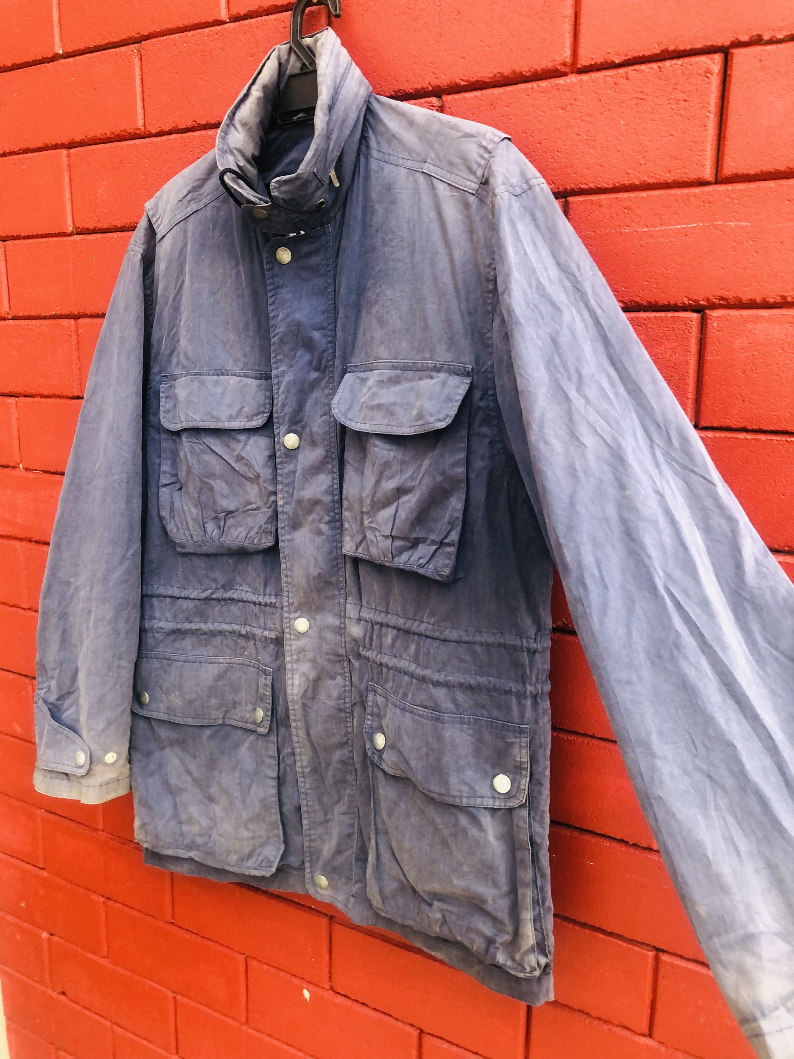 Aquascutum × Japanese Brand × Vintage Vintage Aquascuntum Pocket Designer Fashion Style Jacket Size US L / EU 52-54 / 3 - 6 Thumbnail