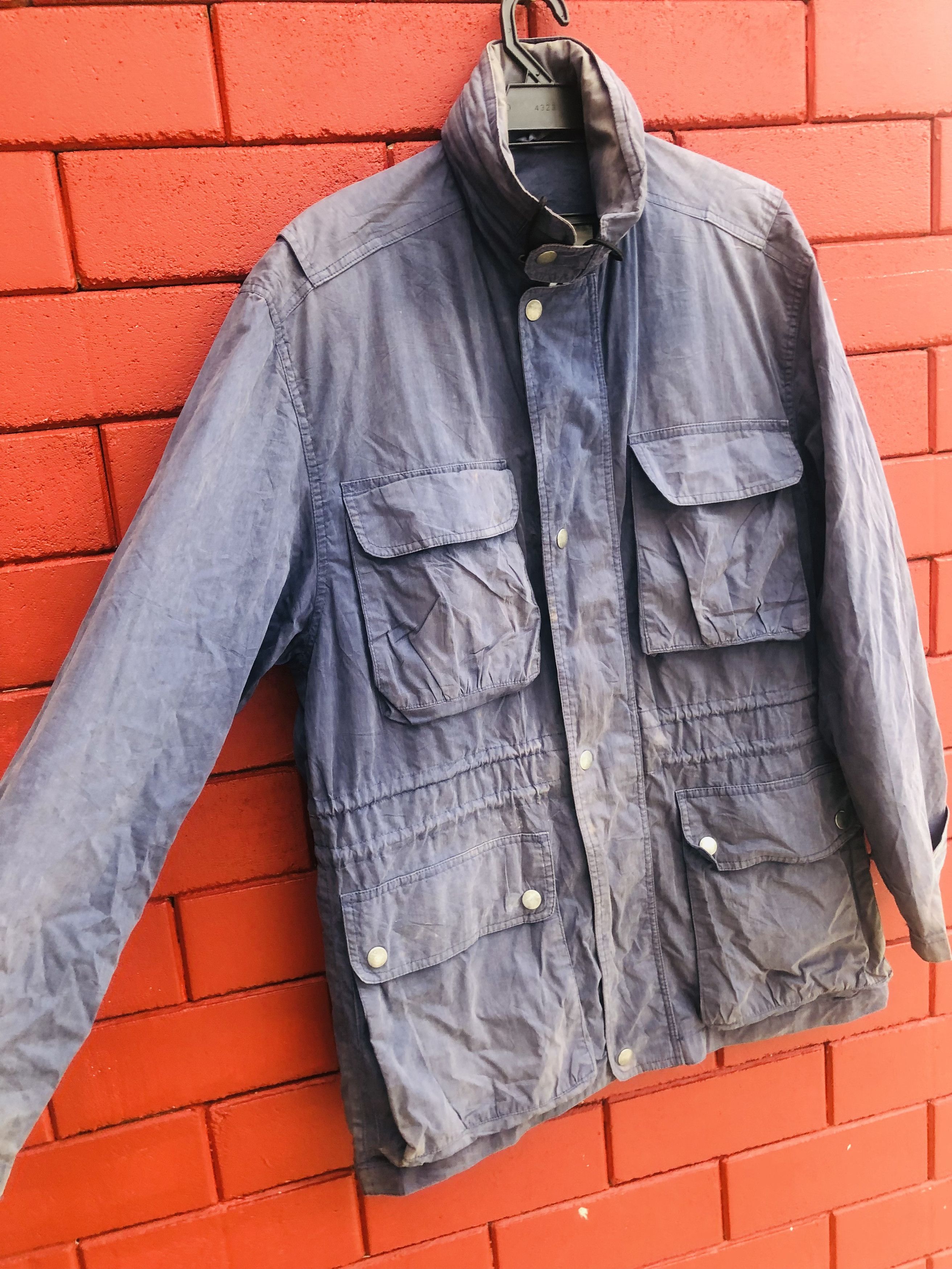 Aquascutum × Japanese Brand × Vintage Vintage Aquascuntum Pocket Designer Fashion Style Jacket Size US L / EU 52-54 / 3 - 5 Thumbnail
