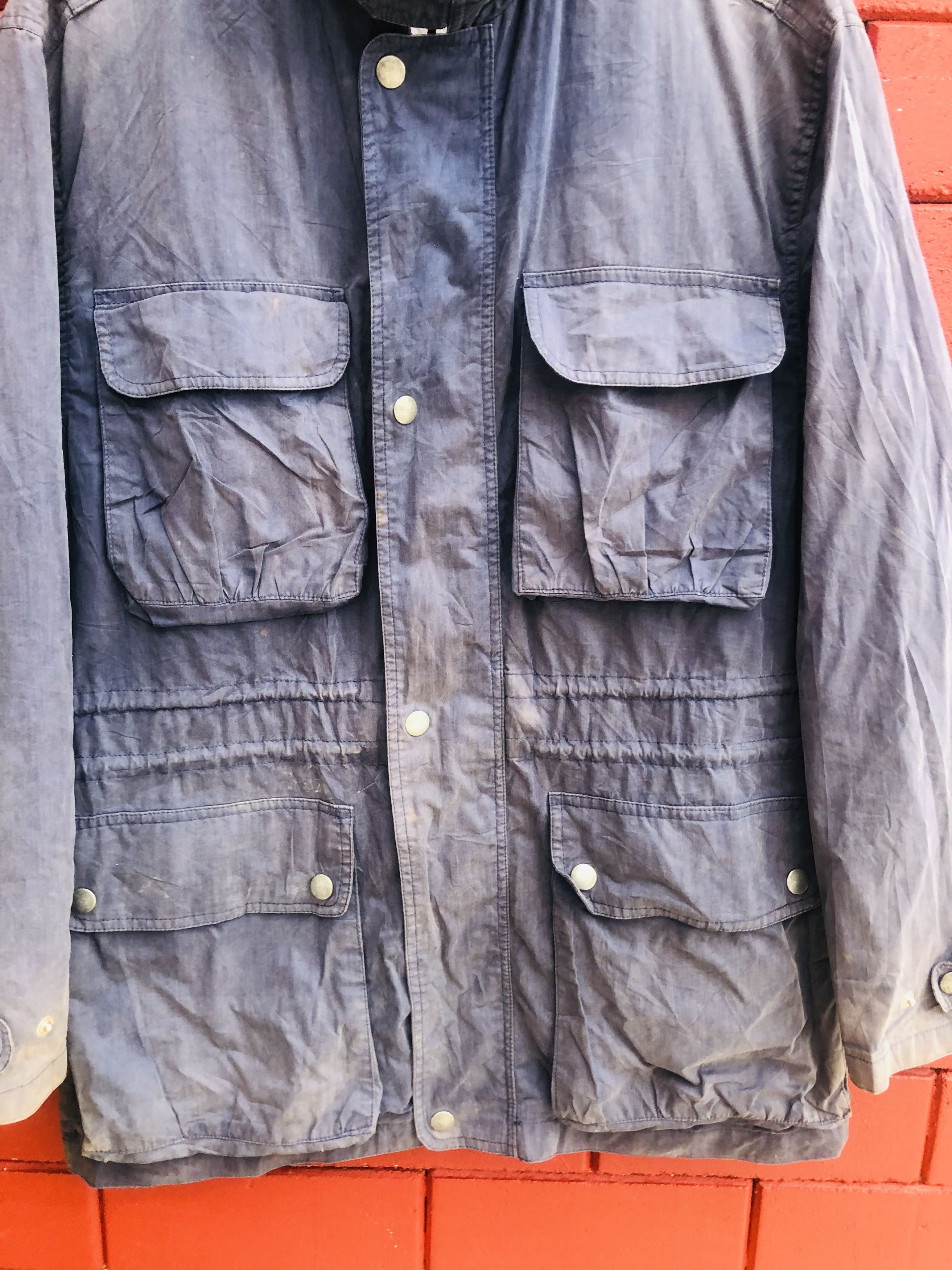 Aquascutum × Japanese Brand × Vintage Vintage Aquascuntum Pocket Designer Fashion Style Jacket Size US L / EU 52-54 / 3 - 4 Thumbnail