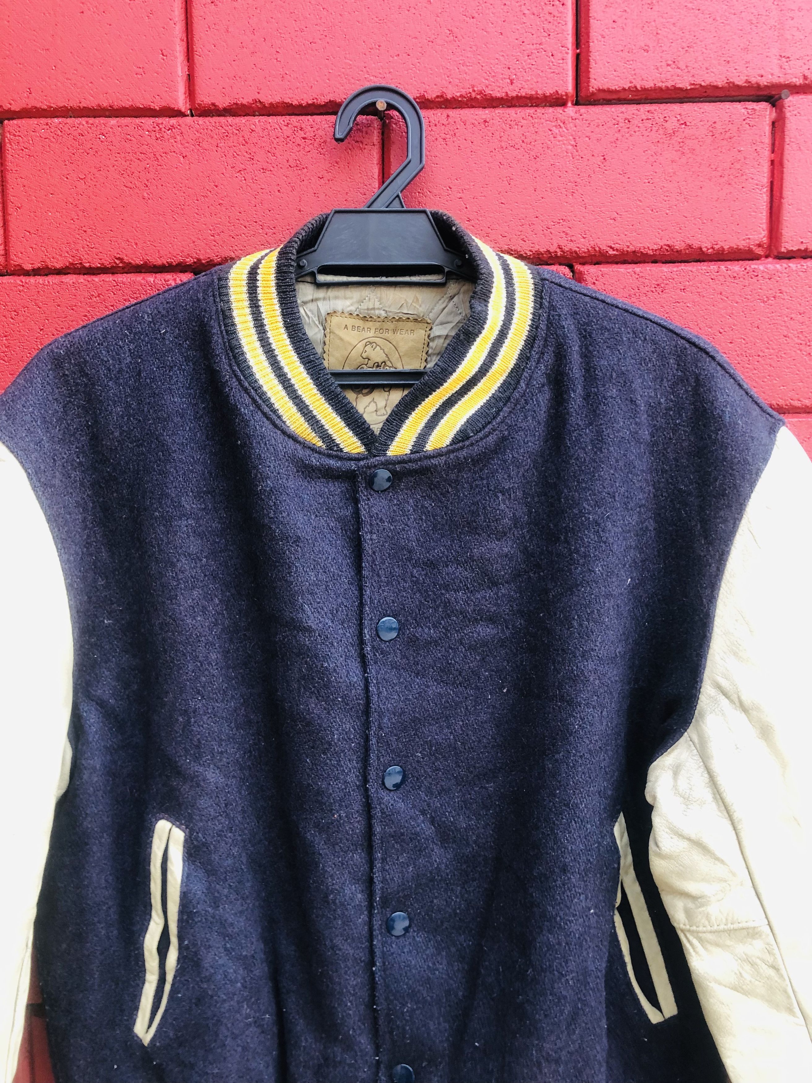 Japanese Brand × Vintage Vintage Golden Bear Designed Fashion Style Varsity Jacket Size US M / EU 48-50 / 2 - 3 Thumbnail