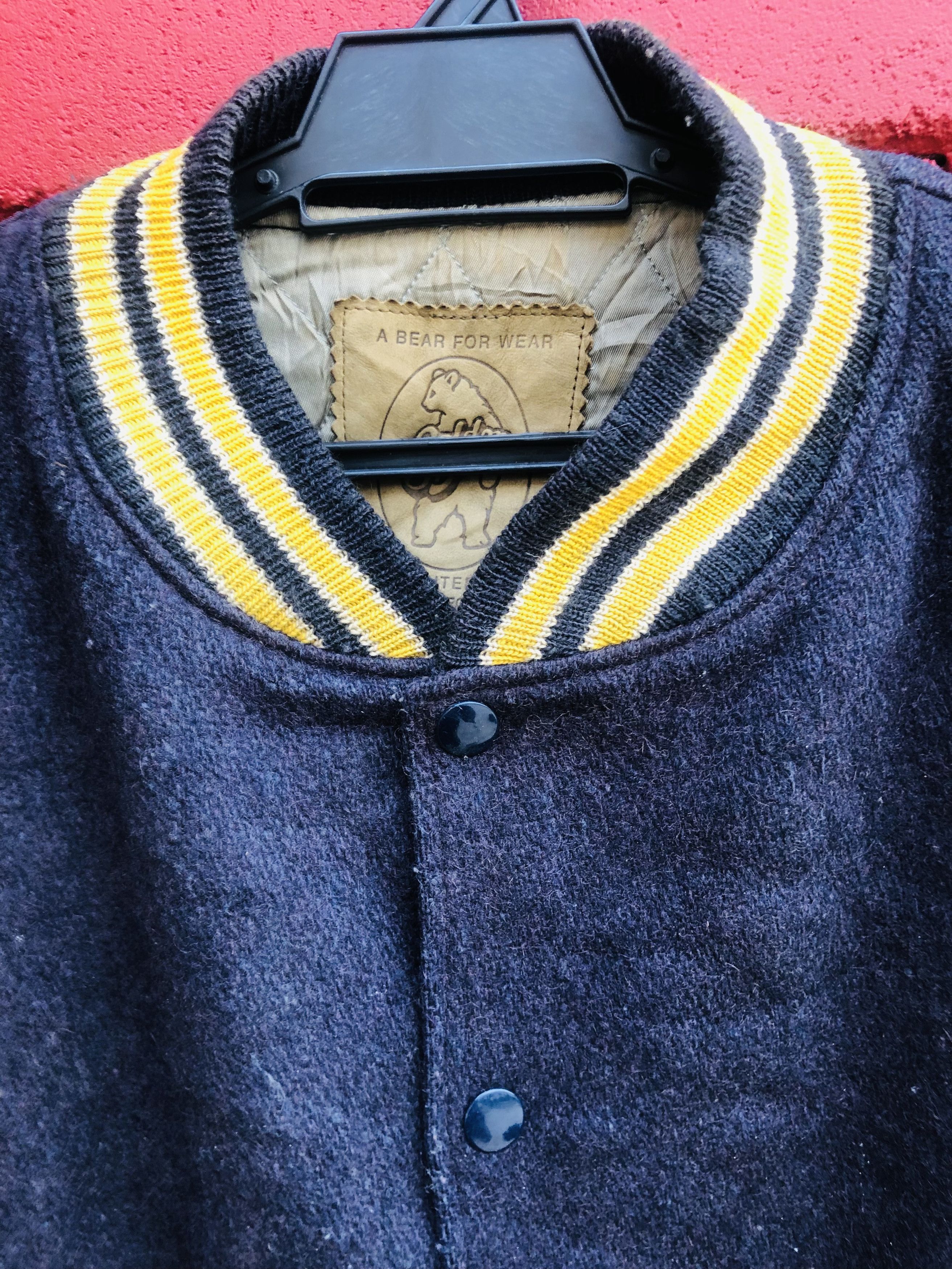 Japanese Brand × Vintage Vintage Golden Bear Designed Fashion Style Varsity Jacket Size US M / EU 48-50 / 2 - 9 Thumbnail