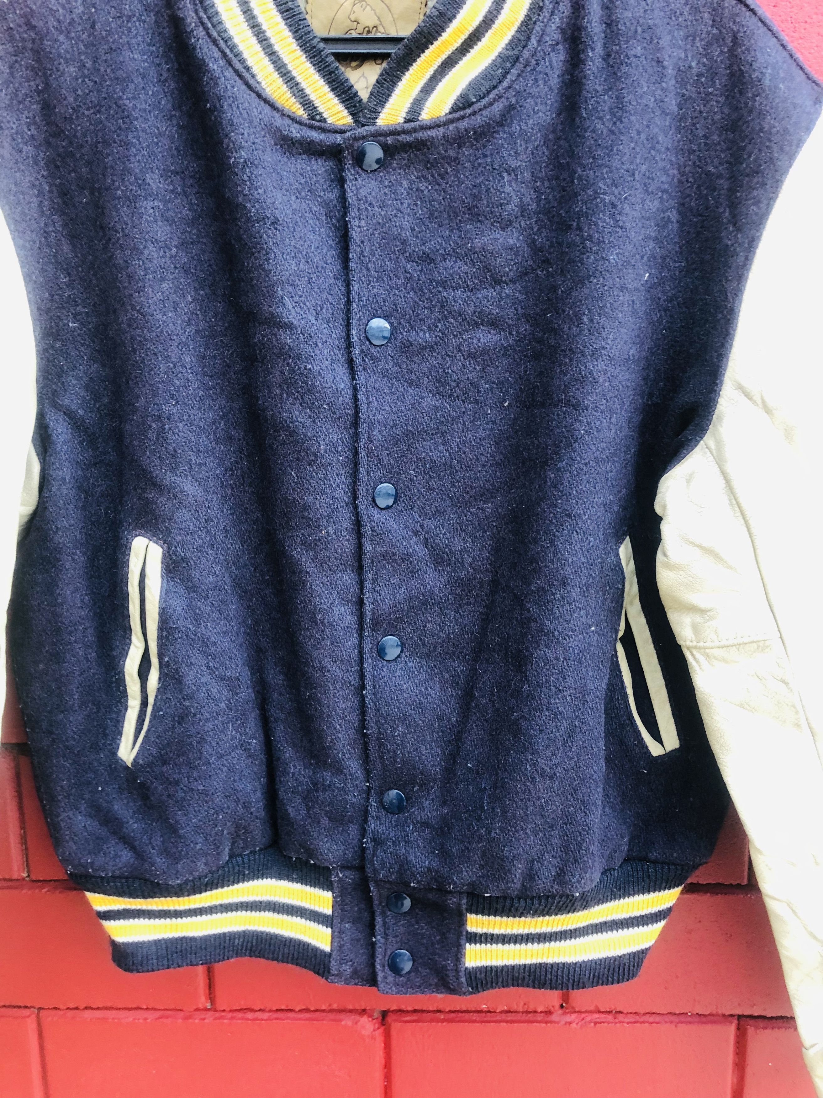 Japanese Brand × Vintage Vintage Golden Bear Designed Fashion Style Varsity Jacket Size US M / EU 48-50 / 2 - 4 Thumbnail
