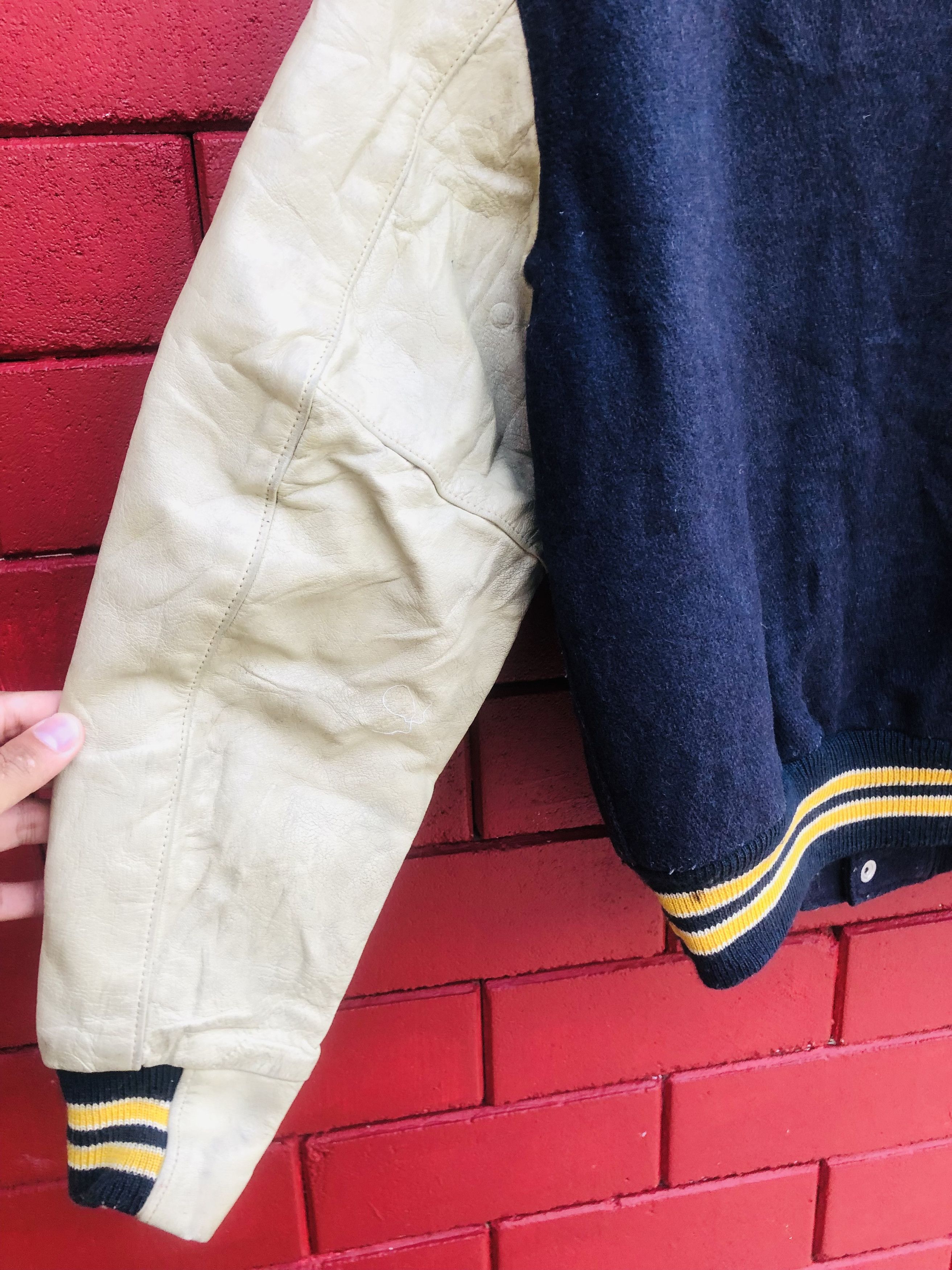 Japanese Brand × Vintage Vintage Golden Bear Designed Fashion Style Varsity Jacket Size US M / EU 48-50 / 2 - 10 Thumbnail