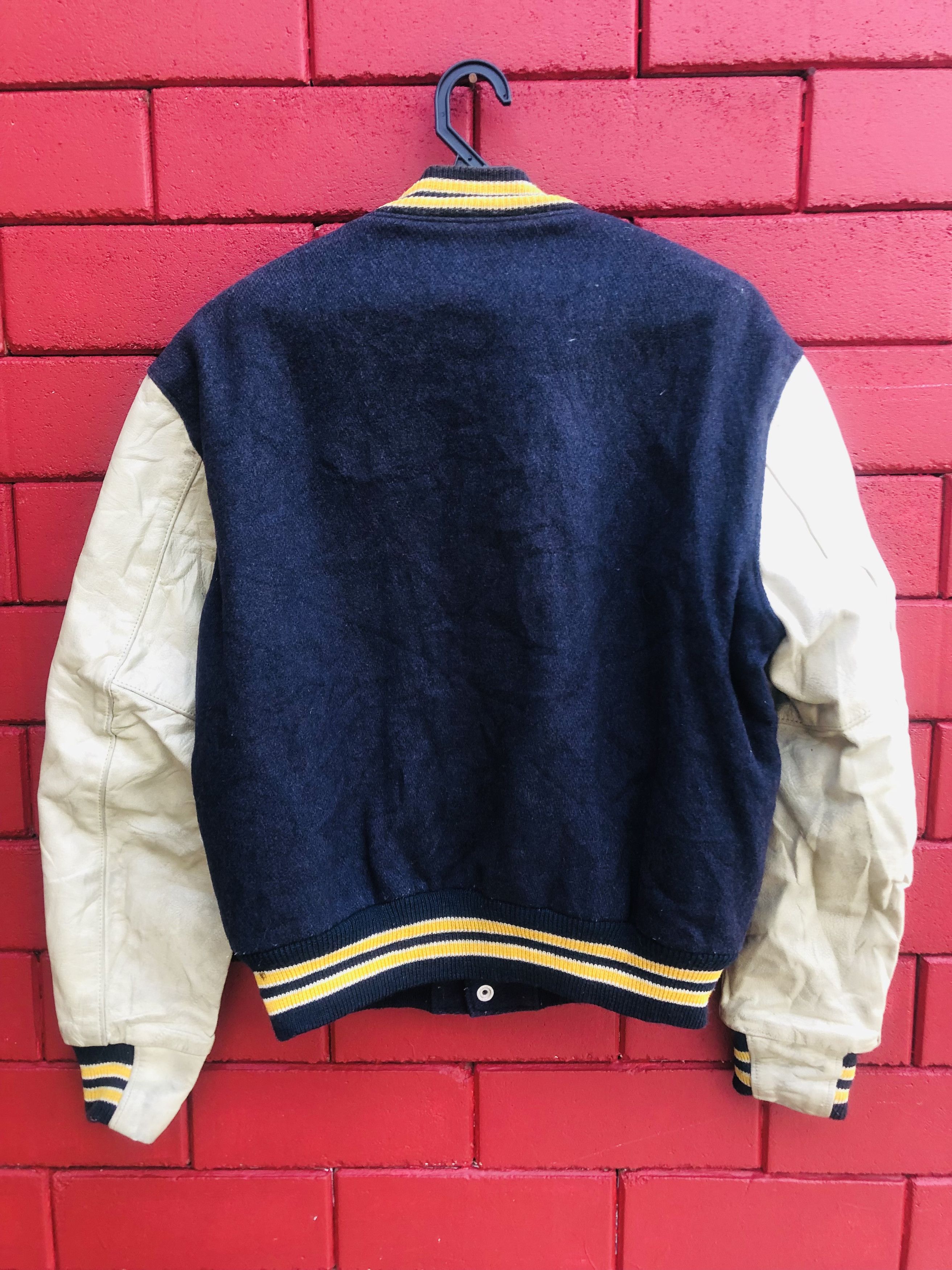 Japanese Brand × Vintage Vintage Golden Bear Designed Fashion Style Varsity Jacket Size US M / EU 48-50 / 2 - 2 Thumbnail