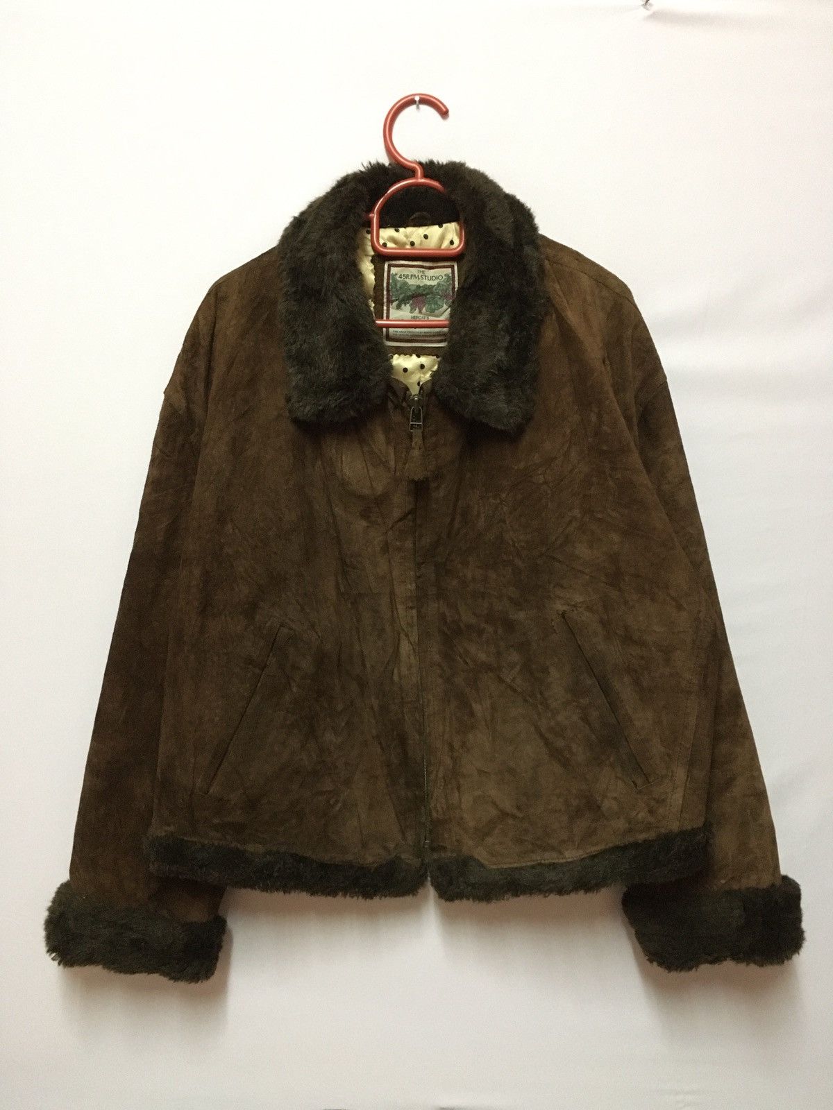 45rpm B3 45rpm fur linning suede leather jacket Size US S / EU 44-46 / 1 - 1 Thumbnail