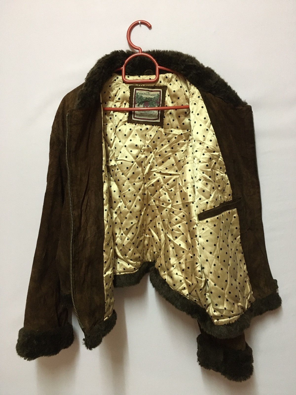 45rpm B3 45rpm fur linning suede leather jacket Size US S / EU 44-46 / 1 - 8 Thumbnail