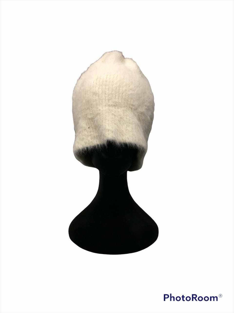 Other Mohair Pearl White Beanie Hat Size ONE SIZE - 3 Thumbnail