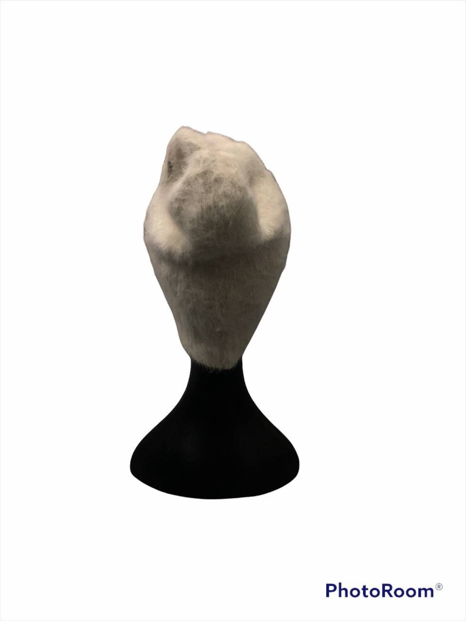 Other Mohair Pearl White Beanie Hat Size ONE SIZE - 2 Thumbnail
