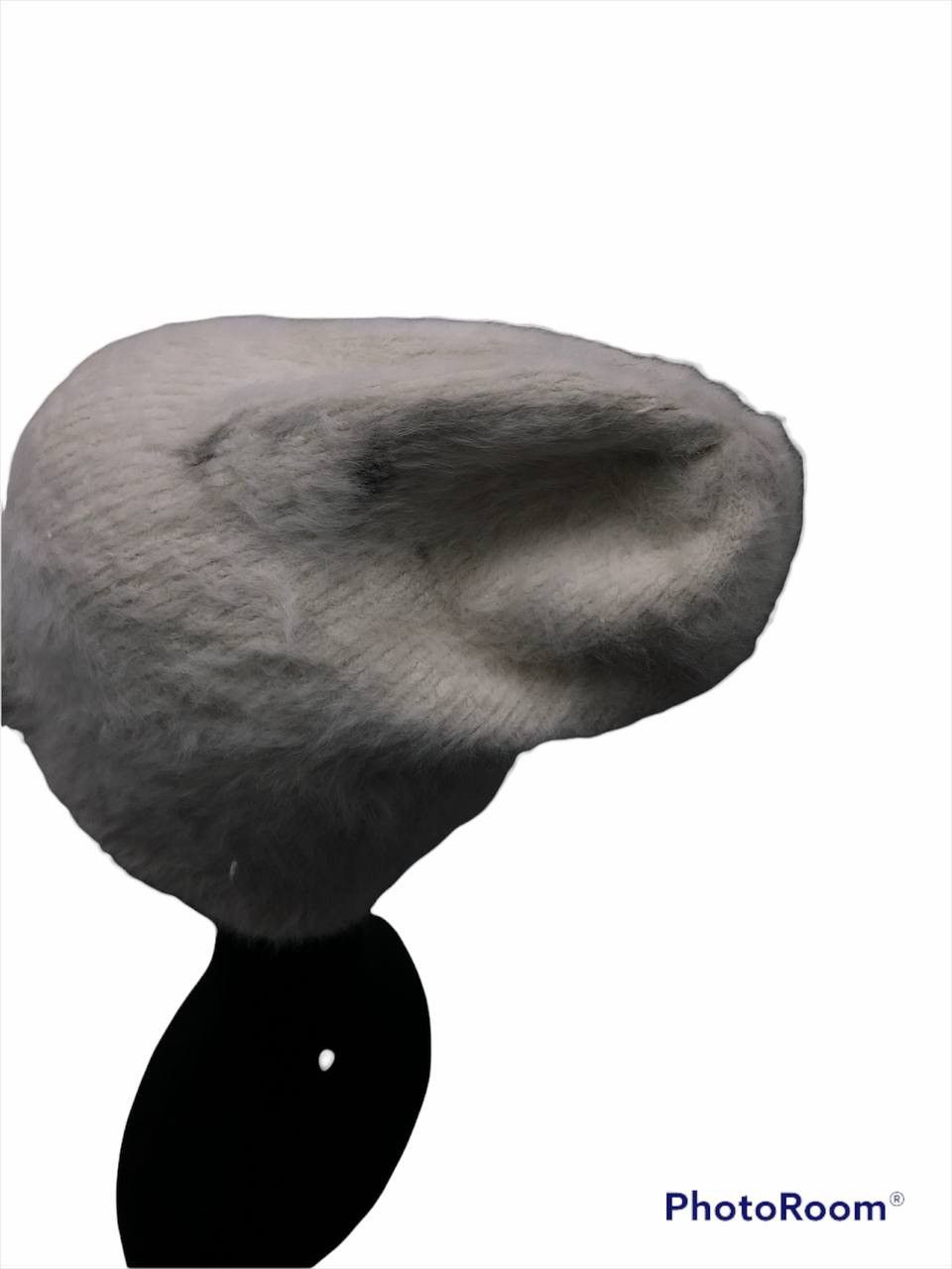 Other Mohair Pearl White Beanie Hat Size ONE SIZE - 5 Thumbnail