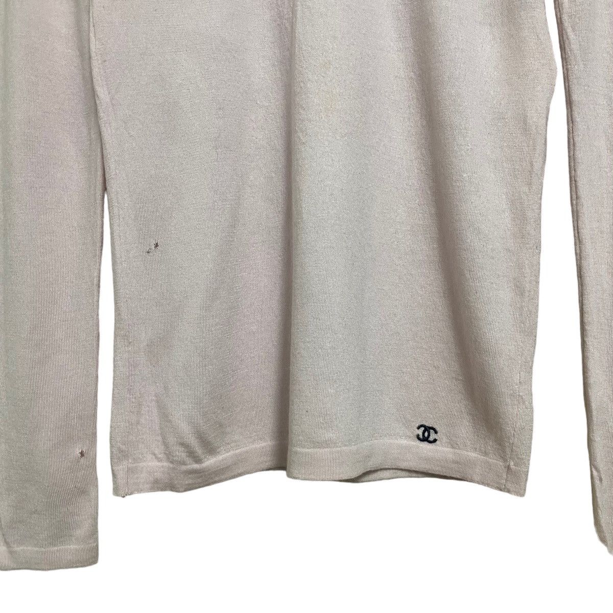Chanel Chanel Cashmere Distressed Wool Knitwear Size XS / US 0-2 / IT 36-38 - 4 Thumbnail