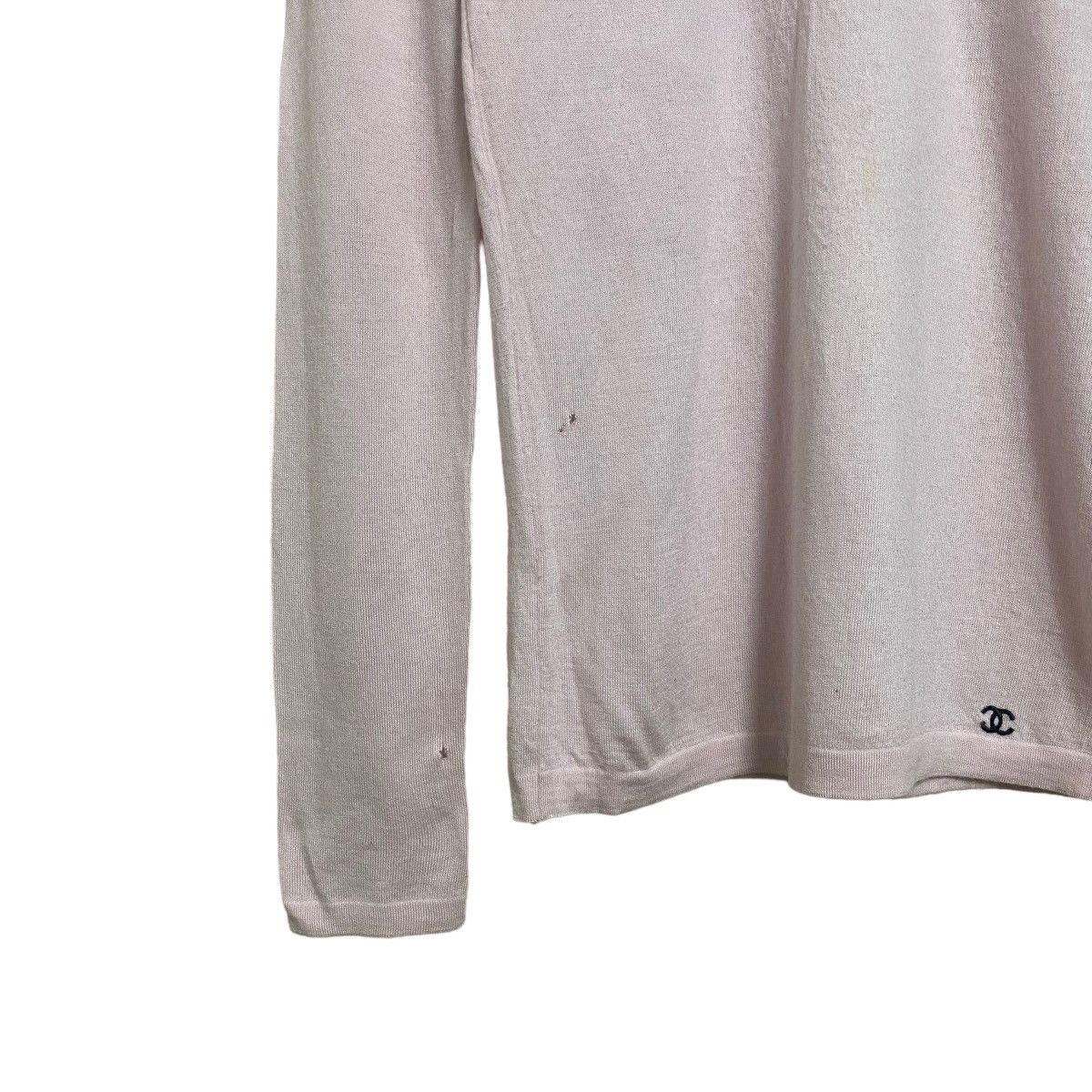 Chanel Chanel Cashmere Distressed Wool Knitwear Size XS / US 0-2 / IT 36-38 - 6 Thumbnail