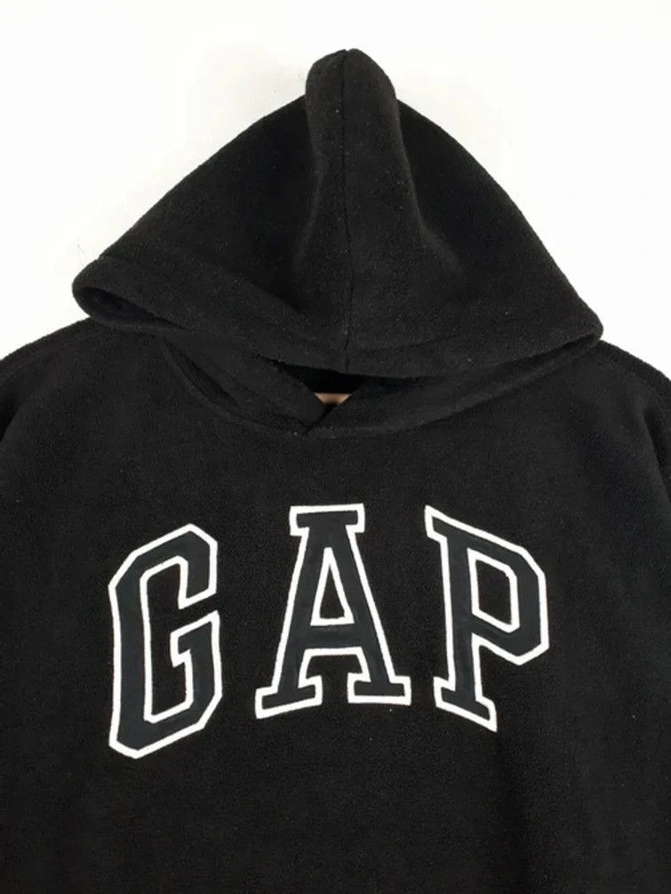 Gap × Japanese Brand × Vintage Gap Spell Out Embroidery Big Logo Fleece Hoodie Size US S / EU 44-46 / 1 - 2 Thumbnail