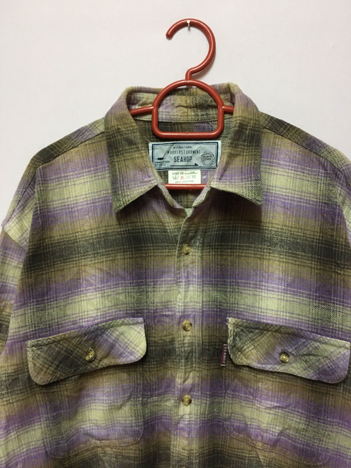 Flannel × Japanese Brand Seahop international workers shadow plate flanel Size US L / EU 52-54 / 3 - 5 Thumbnail