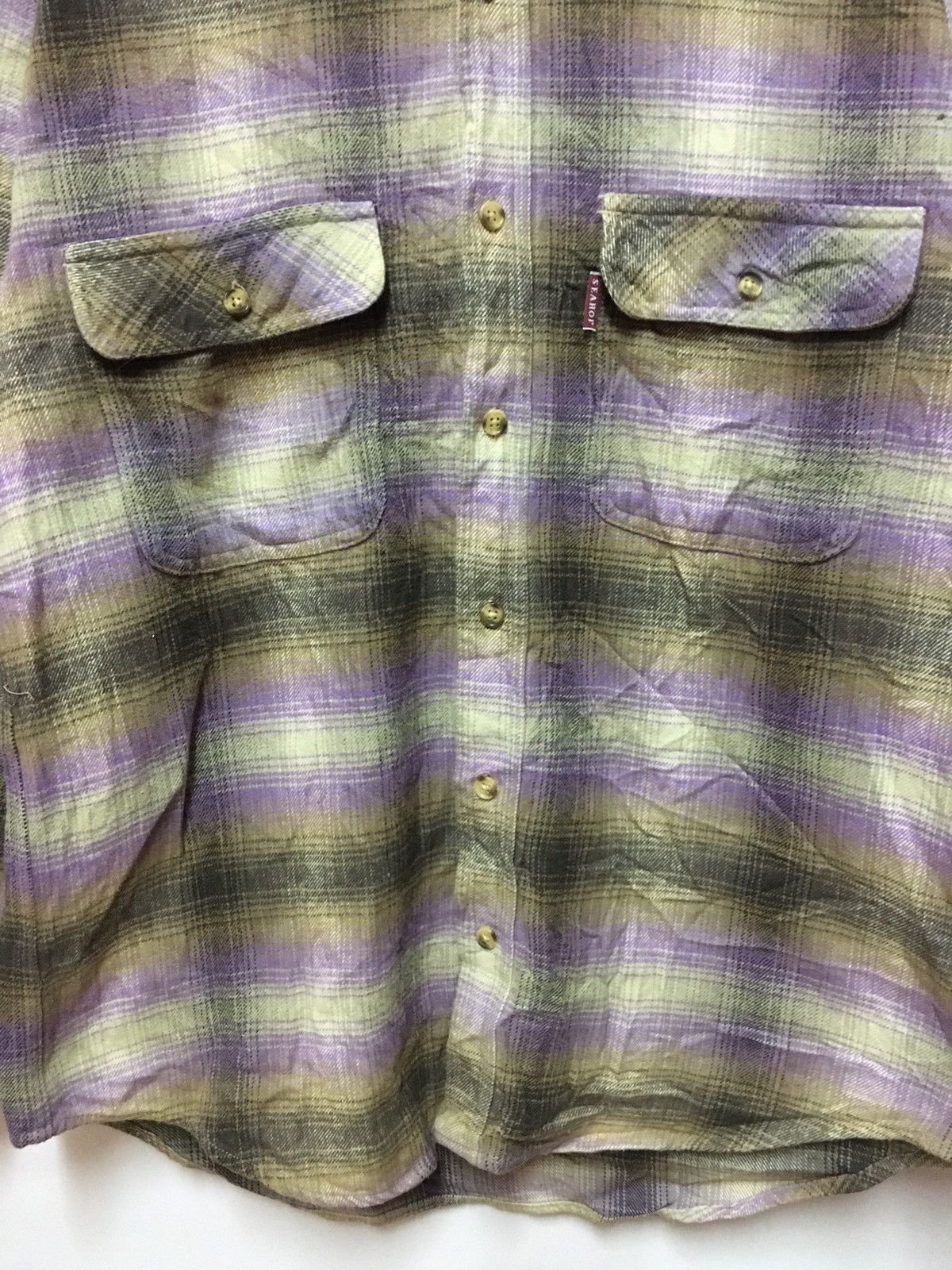 Flannel × Japanese Brand Seahop international workers shadow plate flanel Size US L / EU 52-54 / 3 - 3 Thumbnail