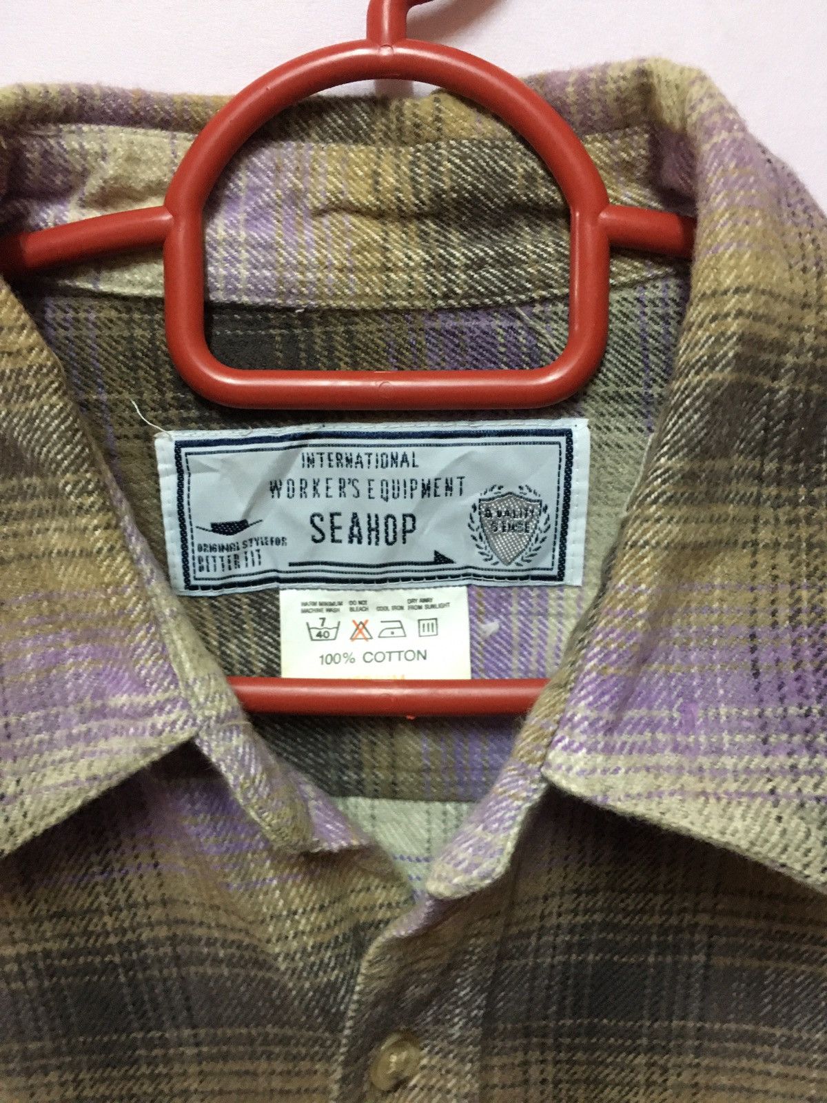 Flannel × Japanese Brand Seahop international workers shadow plate flanel Size US L / EU 52-54 / 3 - 6 Thumbnail