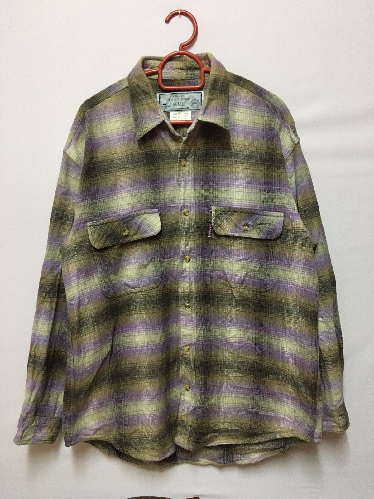 Flannel × Japanese Brand Seahop international workers shadow plate flanel Size US L / EU 52-54 / 3 - 1 Thumbnail