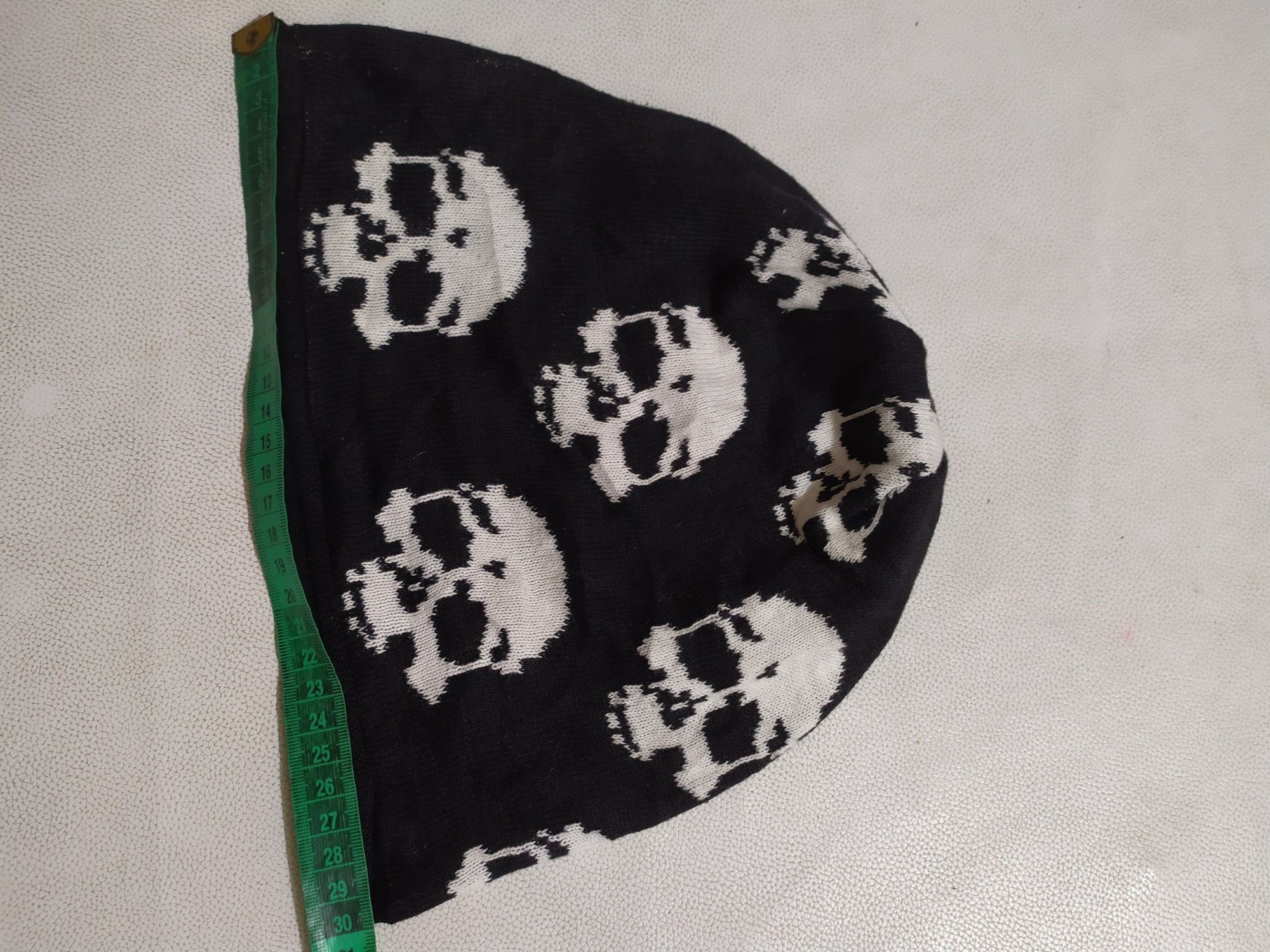 Japanese Brand 🔥Full print Skulls Skeleton Punk Bondage Beanie Hats Size ONE SIZE - 9 Thumbnail