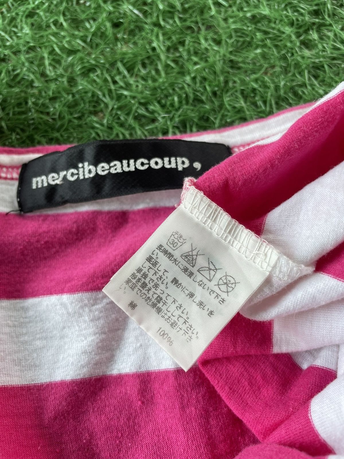 Issey Miyake × Japanese Brand × mercibeaucoup 💥Mercibeaucoup By issey miyake Star stripe tee 🇯🇵 Size M / US 6-8 / IT 42-44 - 8 Thumbnail