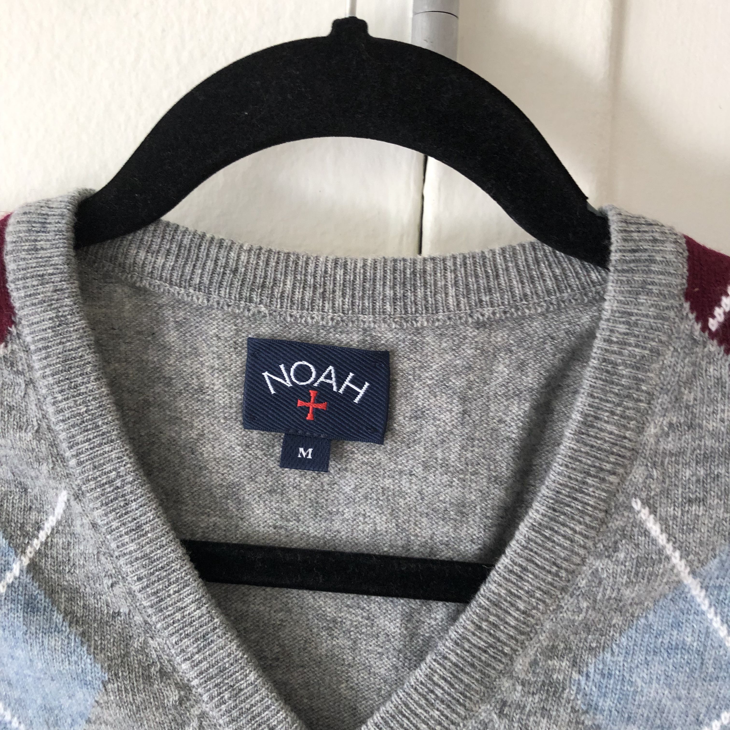 Noah Noah Plaid Lambswool Sweater Vest Size US M / EU 48-50 / 2 - 2 Thumbnail