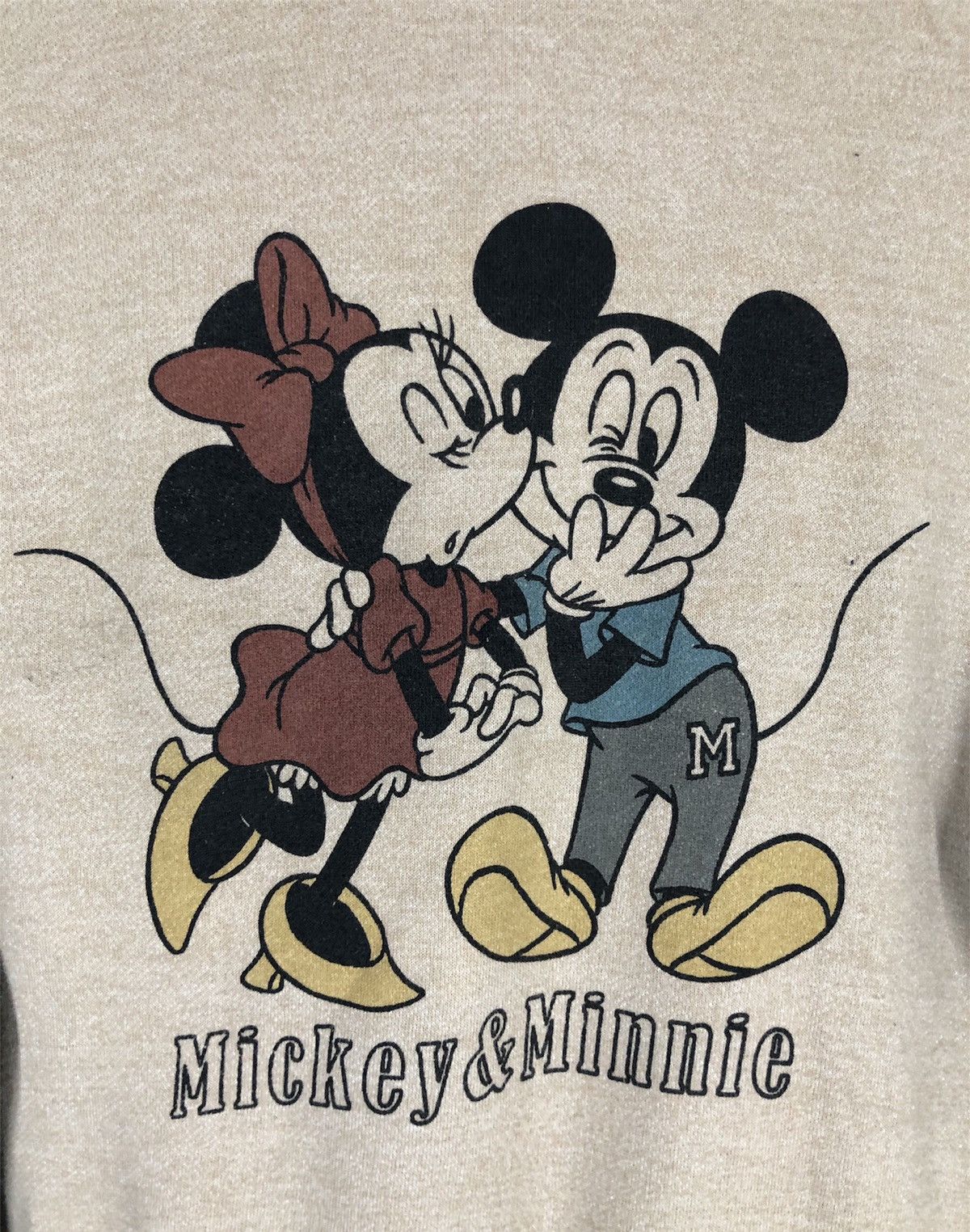 Cartoon Network × Disney × Mickey Mouse DISNEY Mickey and Miniey Big Logo Design Hoodies Sweatshirt Size US M / EU 48-50 / 2 - 7 Thumbnail