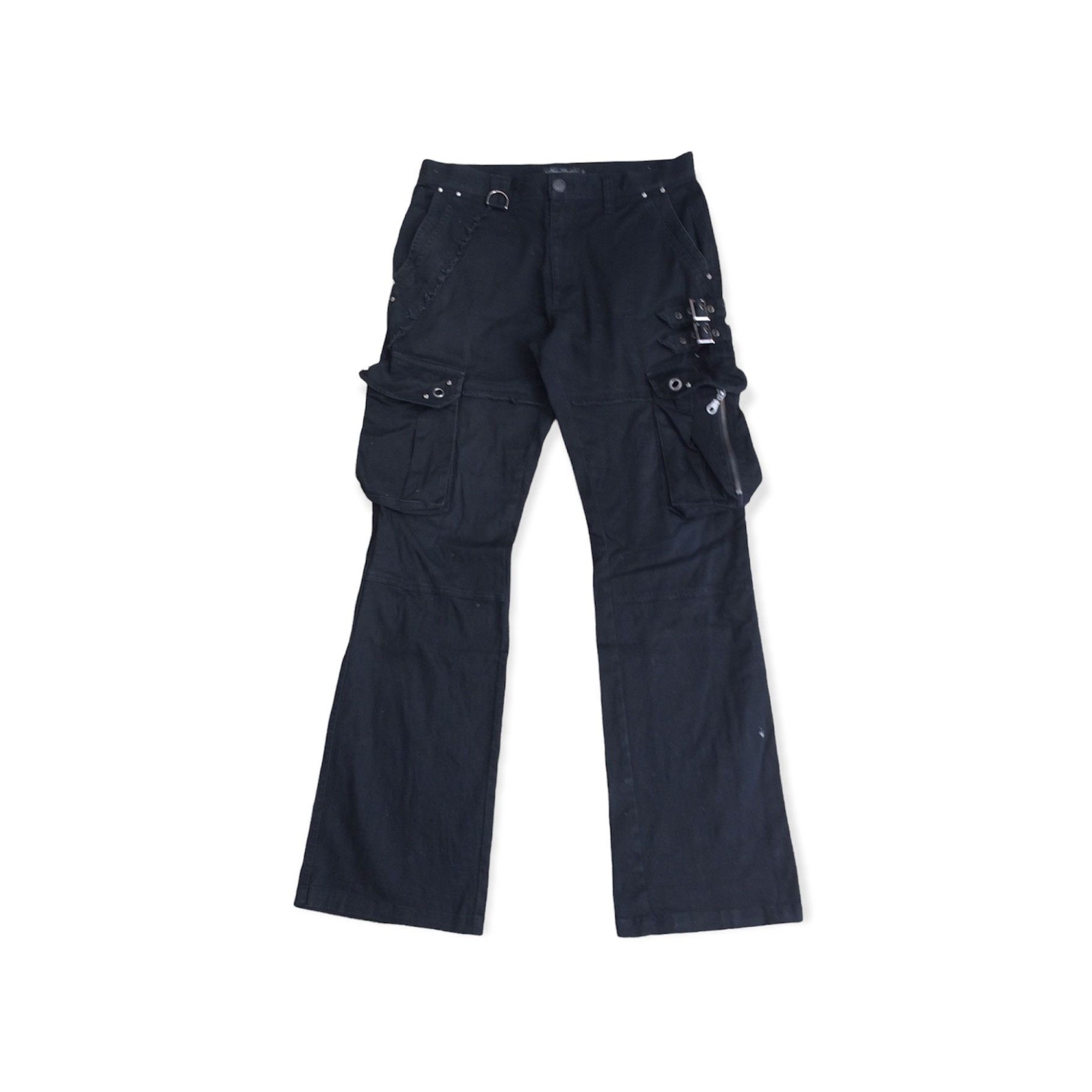 image of 20471120 x Beauty Beast Vintage Saucy Cool Bondage Strap Cargo Punk Pants in Black, Men's (Size 32)