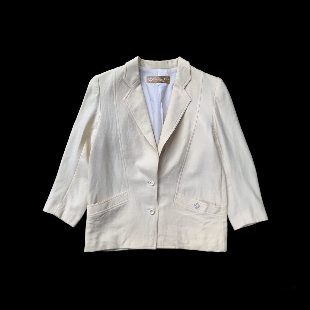 image of Christian Dior Monsieur x Dior Vintage Christian Dior Sports Blazers in Beige, Women's (Size Small)