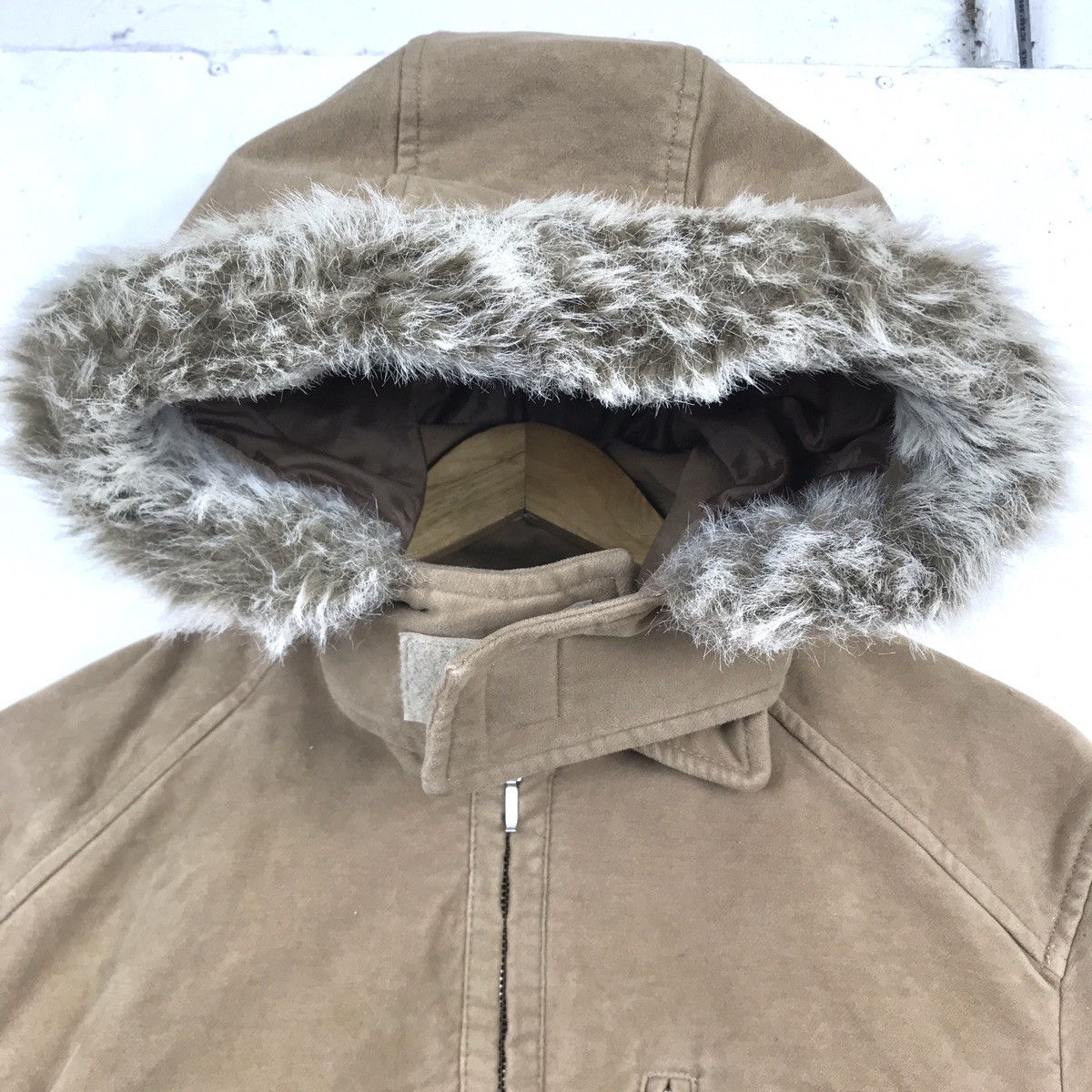 Vintage Katharine Hamnett Blouson Fur Jacket Large Size