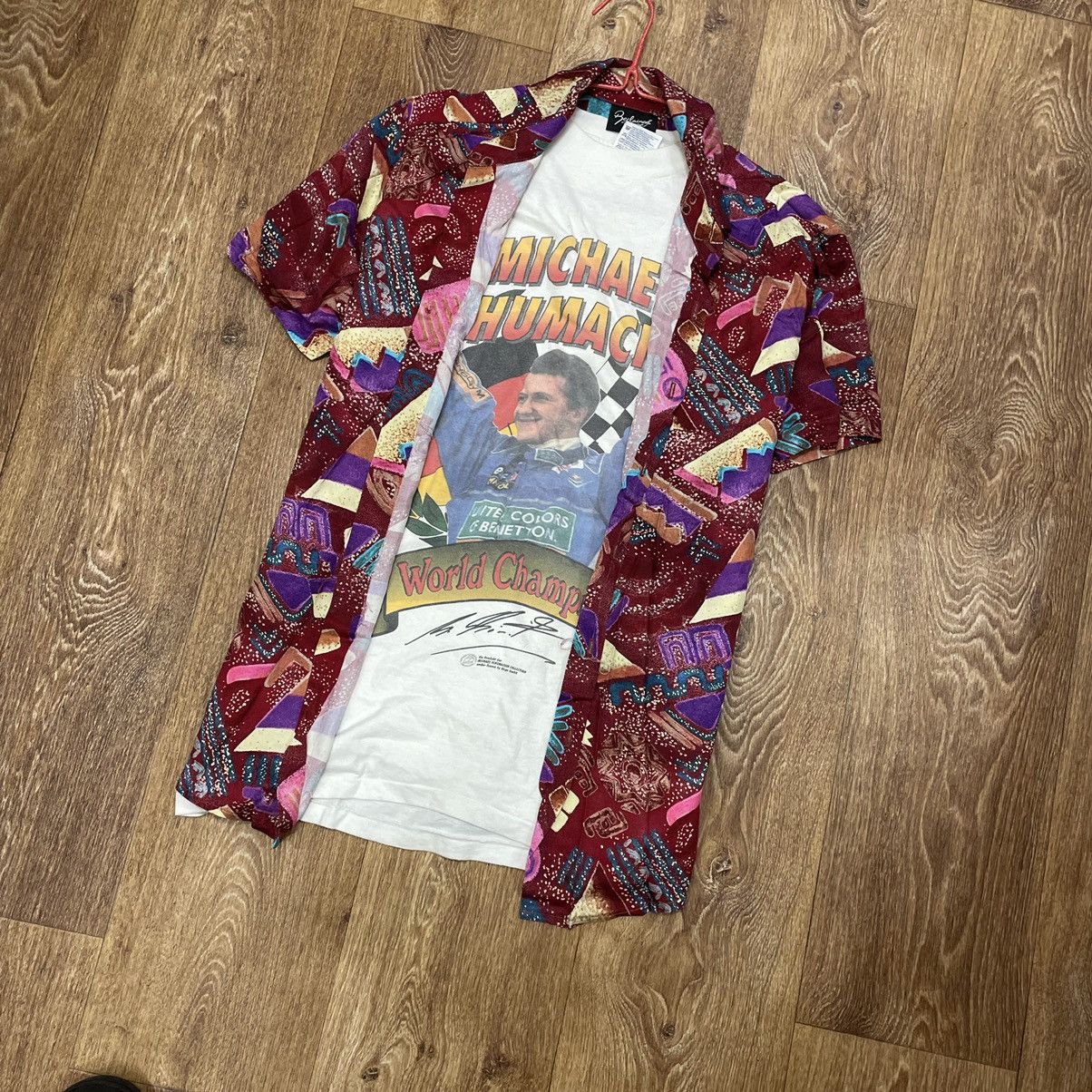 Vintage Vintage 90s Hawaiian shirt streetwear y2k style Size US M / EU 48-50 / 2 - 2 Thumbnail