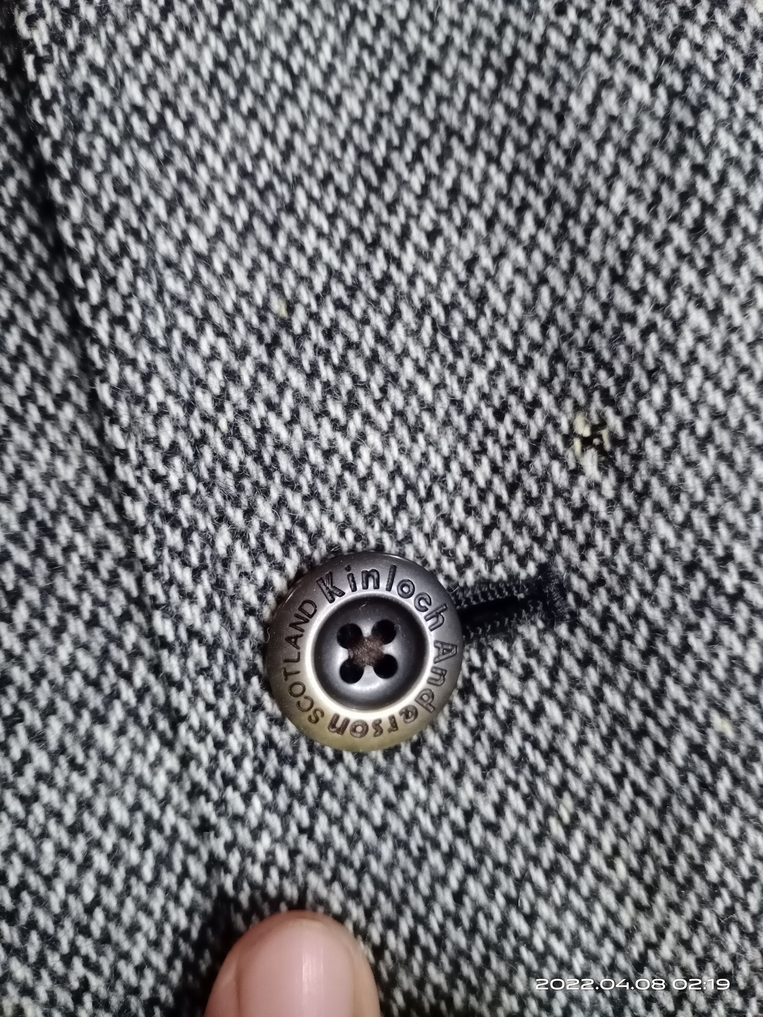 Designer Vintage Kinloch Anderson Scotland Wool Jacket Nice Design Size US L / EU 52-54 / 3 - 5 Thumbnail
