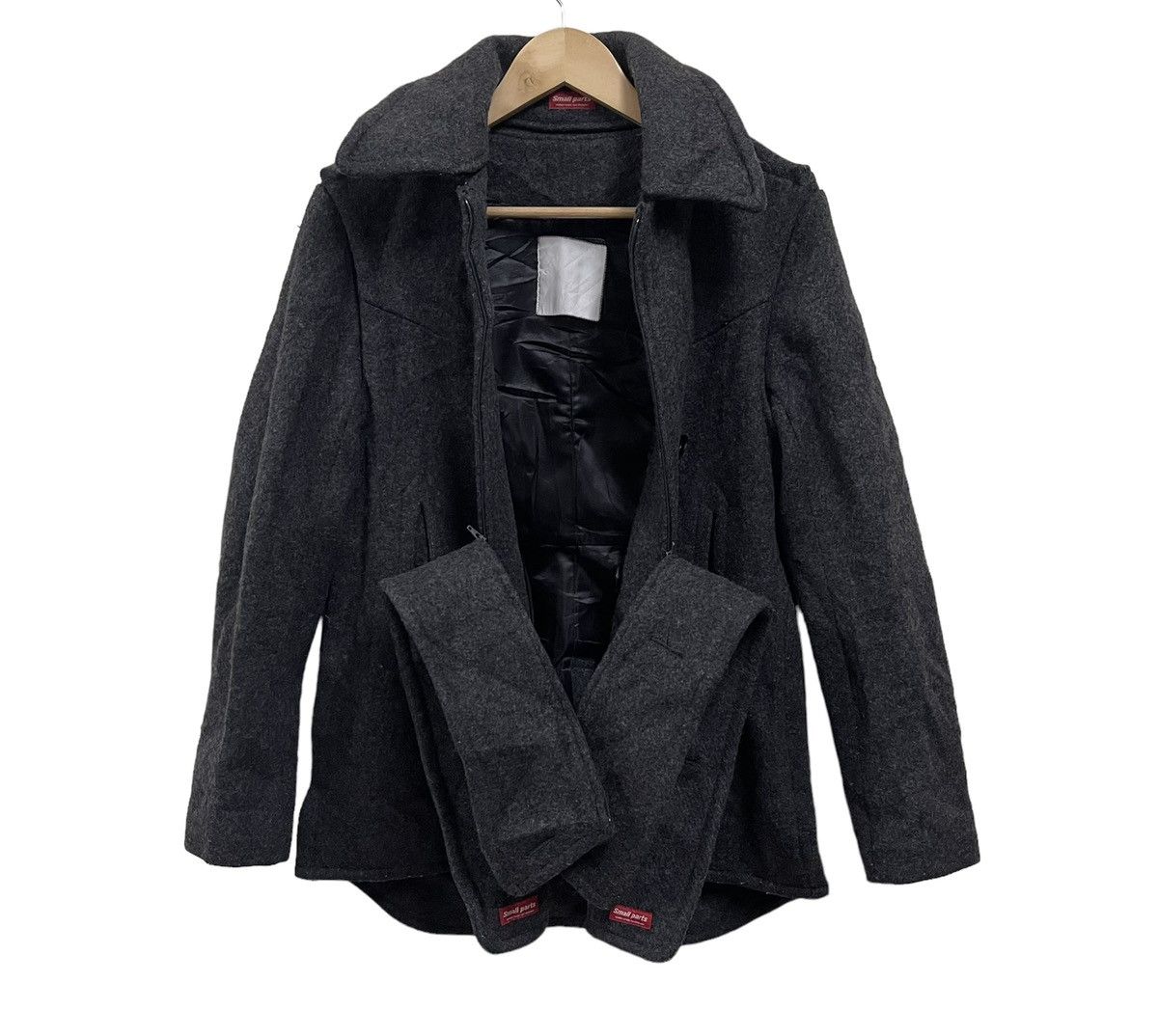 Number (N)ine × Undercover Undercover Jun Takahashi small parts wool peajacket AW98/99 Size US M / EU 48-50 / 2 - 5 Thumbnail