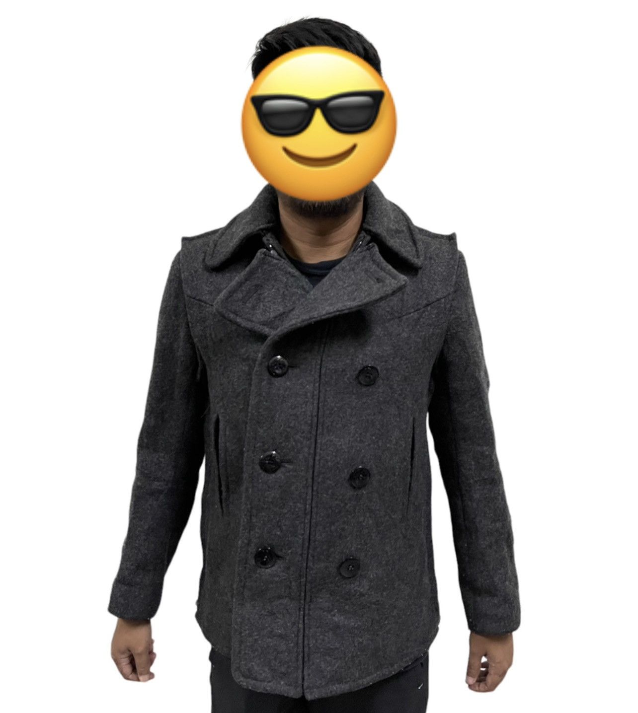 Number (N)ine × Undercover Undercover Jun Takahashi small parts wool peajacket AW98/99 Size US M / EU 48-50 / 2 - 8 Thumbnail