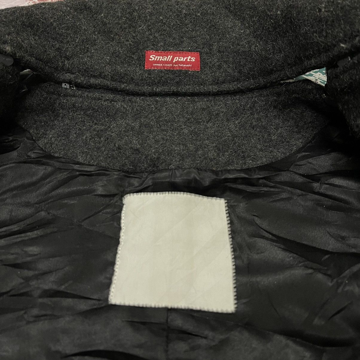 Number (N)ine × Undercover Undercover Jun Takahashi small parts wool peajacket AW98/99 Size US M / EU 48-50 / 2 - 11 Thumbnail
