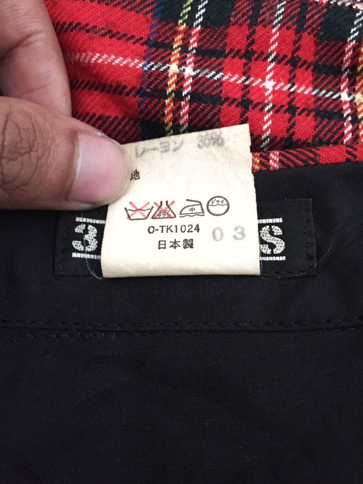 Sex Pot ReVeNGe 🇯🇵 Made Tartan Punker Multi Zipper Cropped Pants Size US 29 - 7 Thumbnail