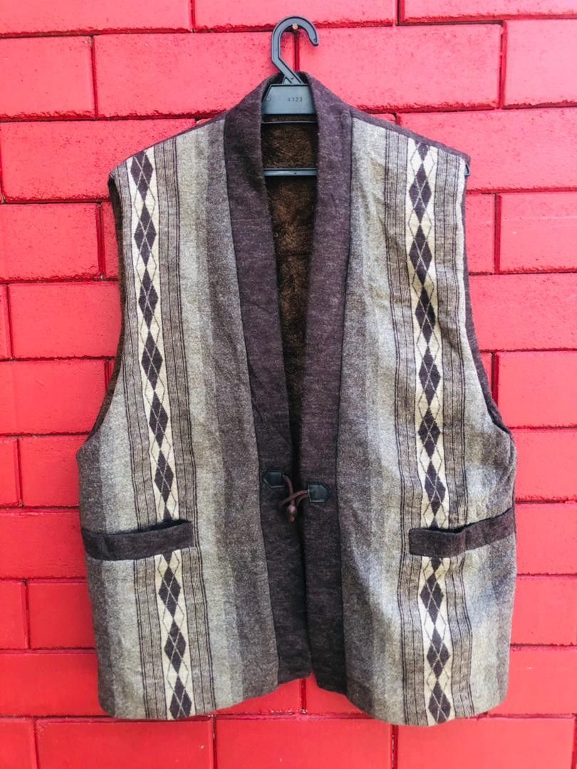 Japanese Brand × Vintage Vintage Political Japanese Designed Fashion Style Vest Size US L / EU 52-54 / 3 - 1 Thumbnail