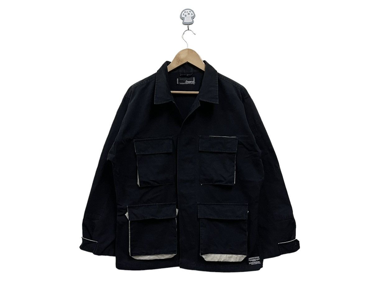 If Six Was Nine DOARAT Black Cargo Jacket japanese brand Size US L / EU 52-54 / 3 - 1 Thumbnail