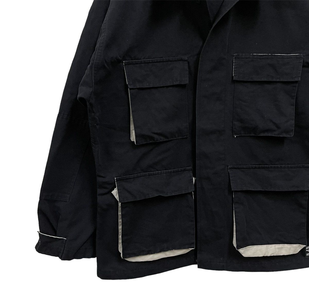 If Six Was Nine DOARAT Black Cargo Jacket japanese brand Size US L / EU 52-54 / 3 - 5 Thumbnail