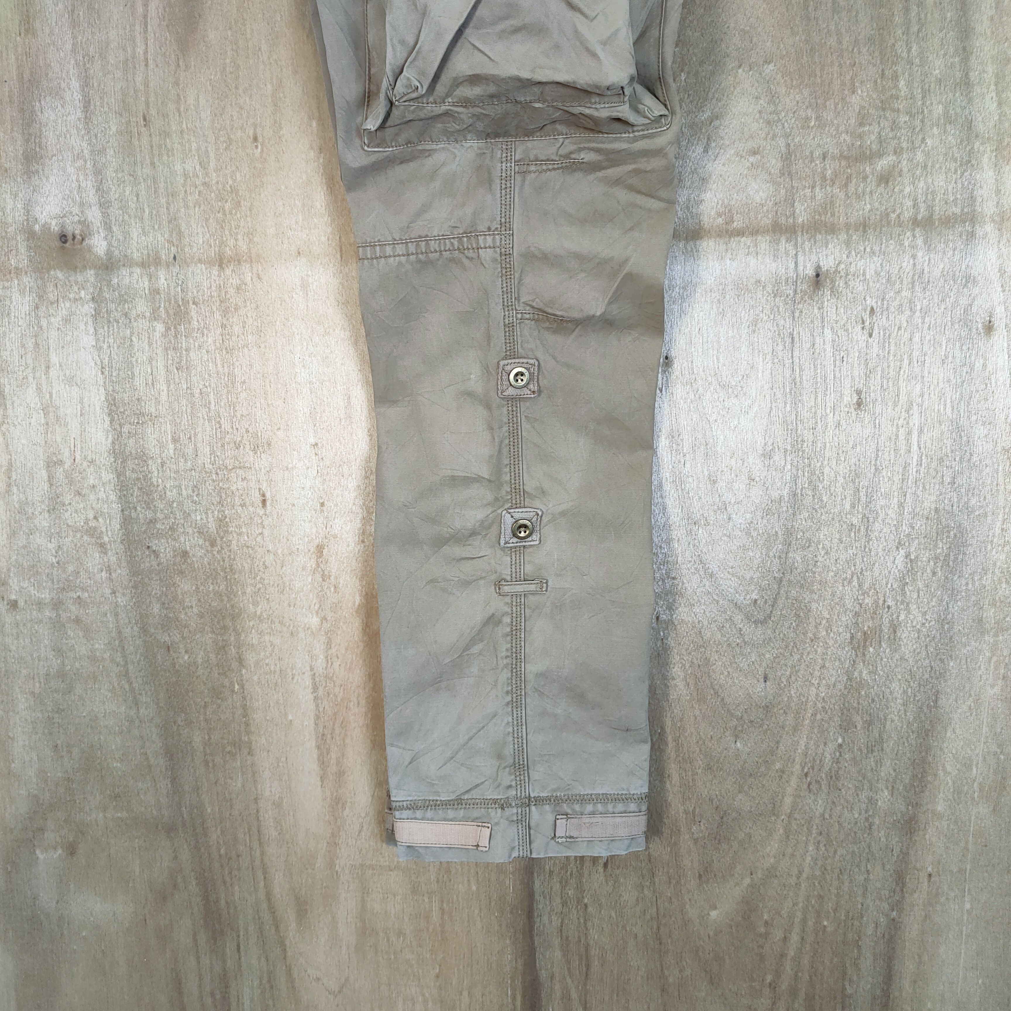 Japanese Brand VINTAGE PLORY 3D POCKET CARGO PANTS Size US 34 / EU 50 - 18 Thumbnail