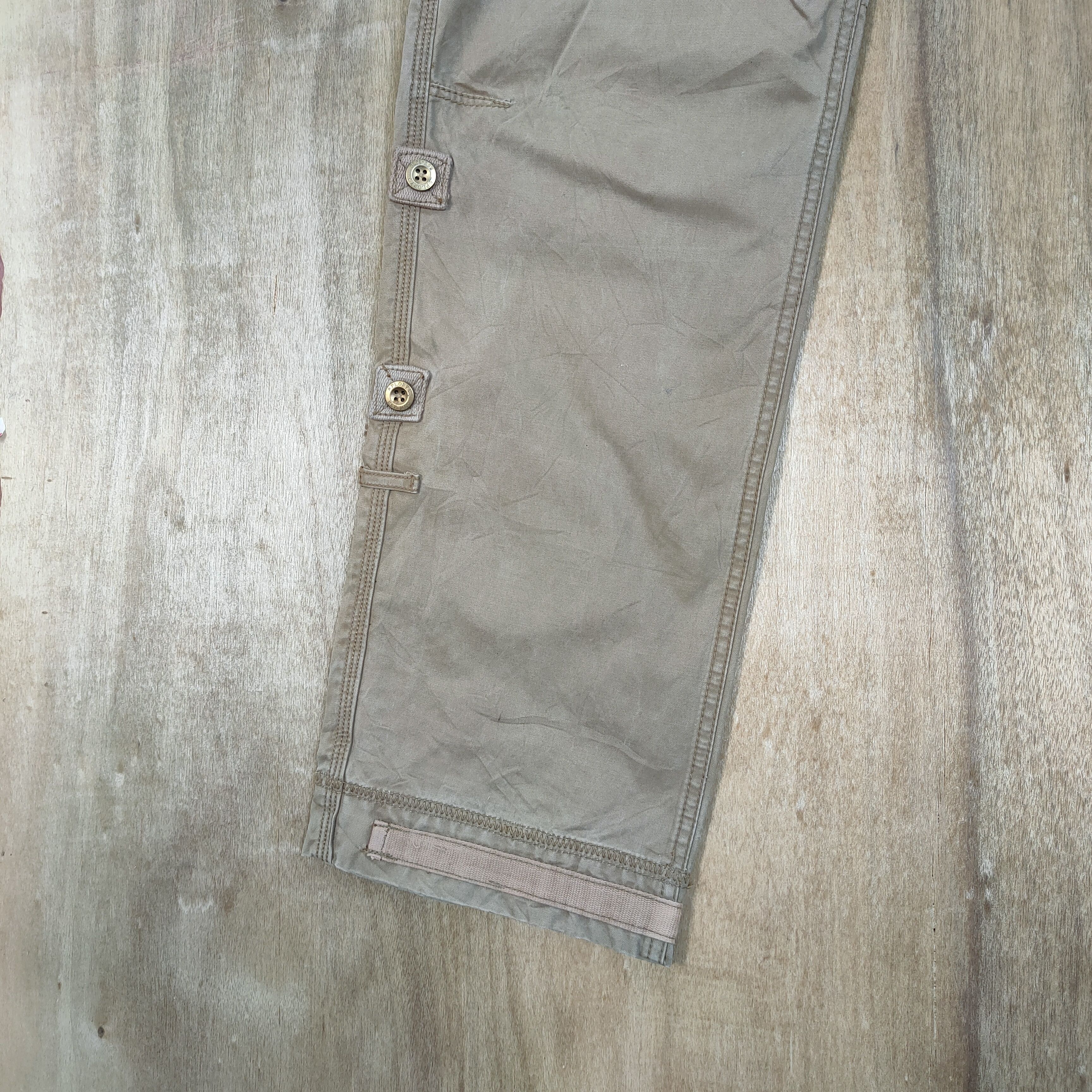 Japanese Brand VINTAGE PLORY 3D POCKET CARGO PANTS Size US 34 / EU 50 - 15 Thumbnail