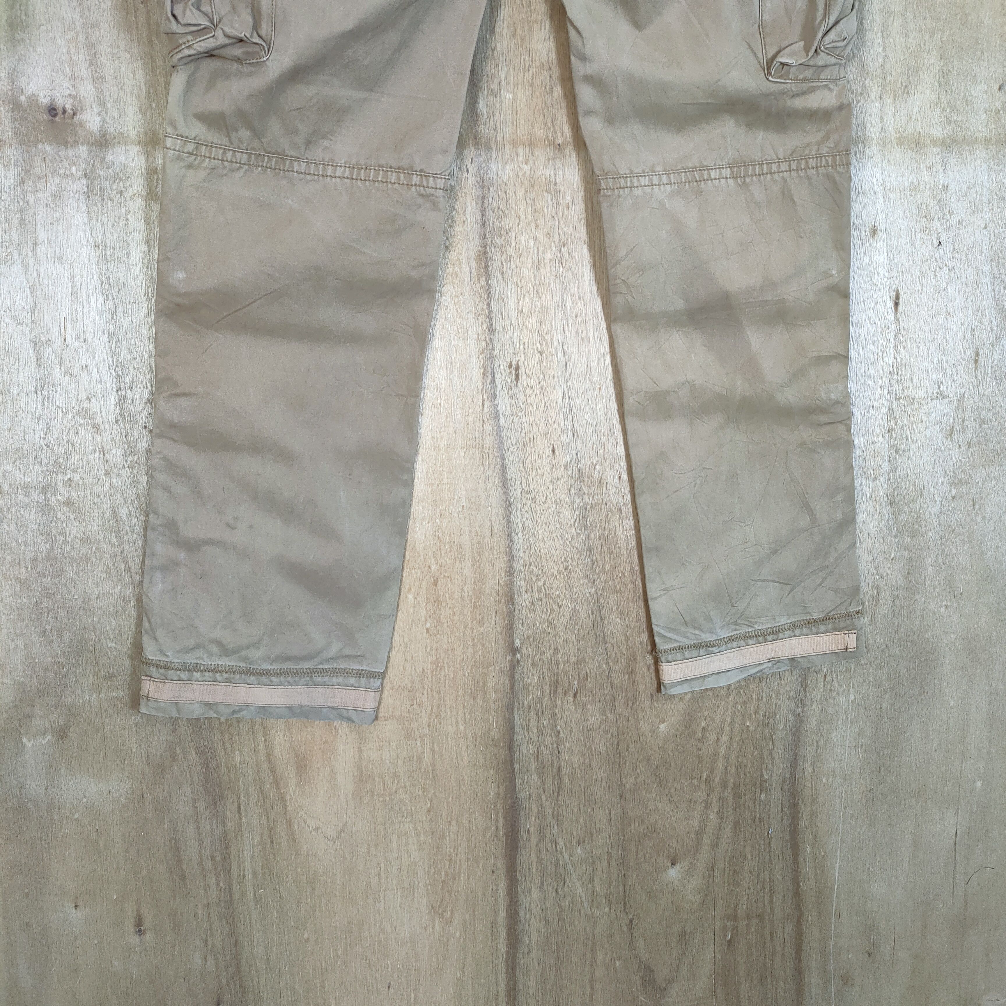 Japanese Brand VINTAGE PLORY 3D POCKET CARGO PANTS Size US 34 / EU 50 - 9 Thumbnail