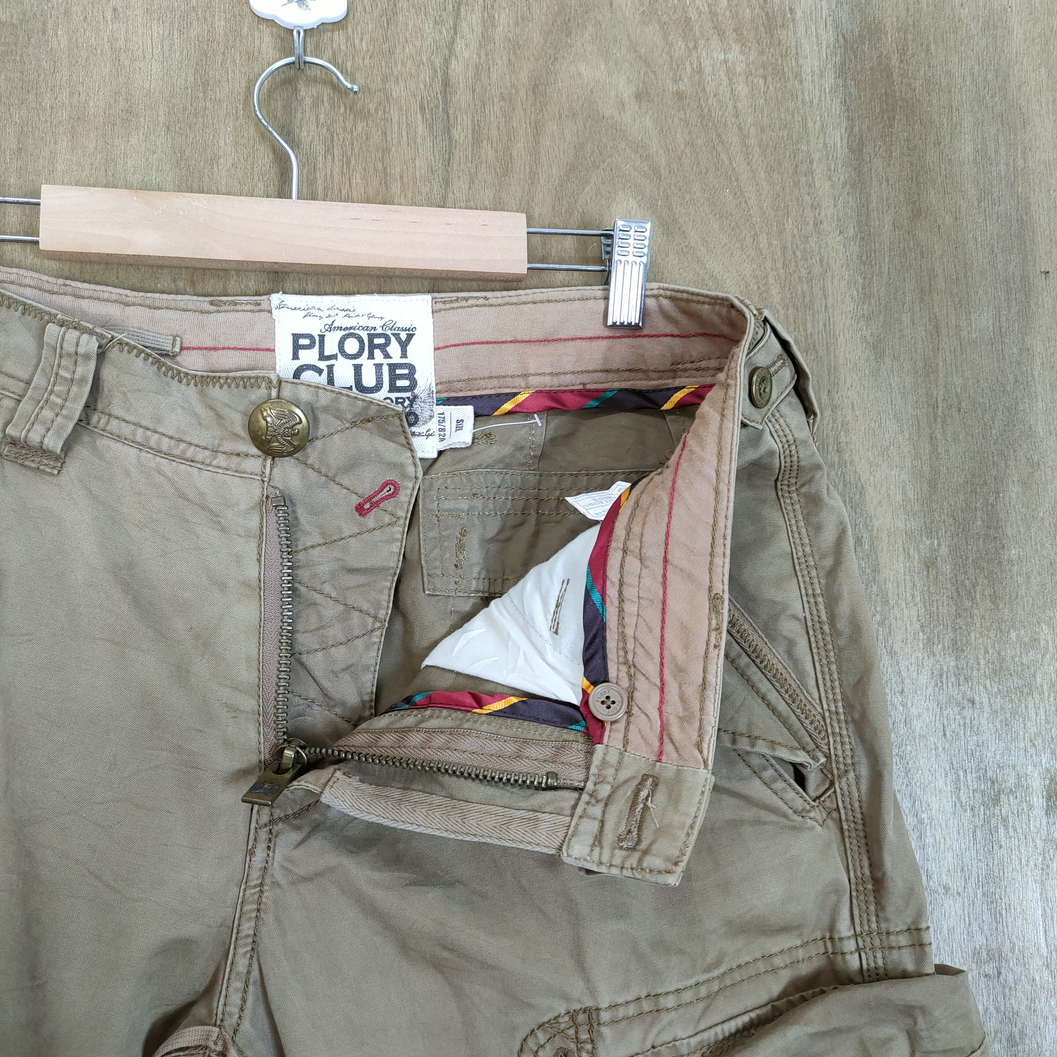Japanese Brand VINTAGE PLORY 3D POCKET CARGO PANTS Size US 34 / EU 50 - 12 Thumbnail