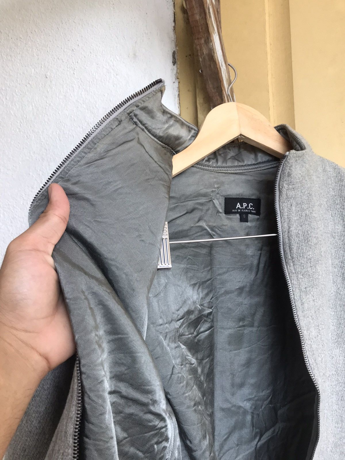 A.P.C. Vintage A.P.C Wool Jacket Women Made in France Size S / US 4 / IT 40 - 19 Thumbnail